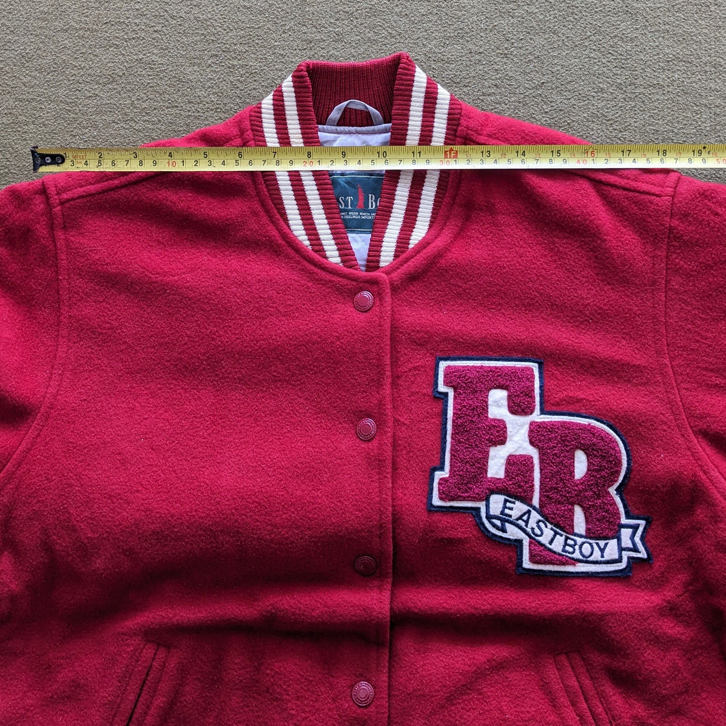 Other Vintage EASTBOY Japanese Brand Varsity Jacket Size US L / EU 52-54 / 3 - 6 Thumbnail