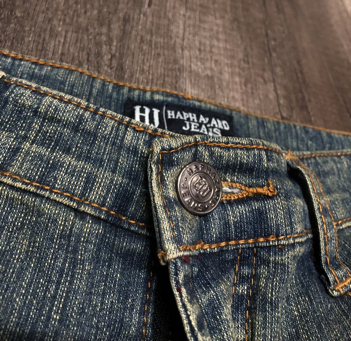 Hysteric Glamour × Japanese Brand HJ Haph Azard Flare Jeans Hysteric Design Size 28" / US 6 / IT 42 - 13 Thumbnail