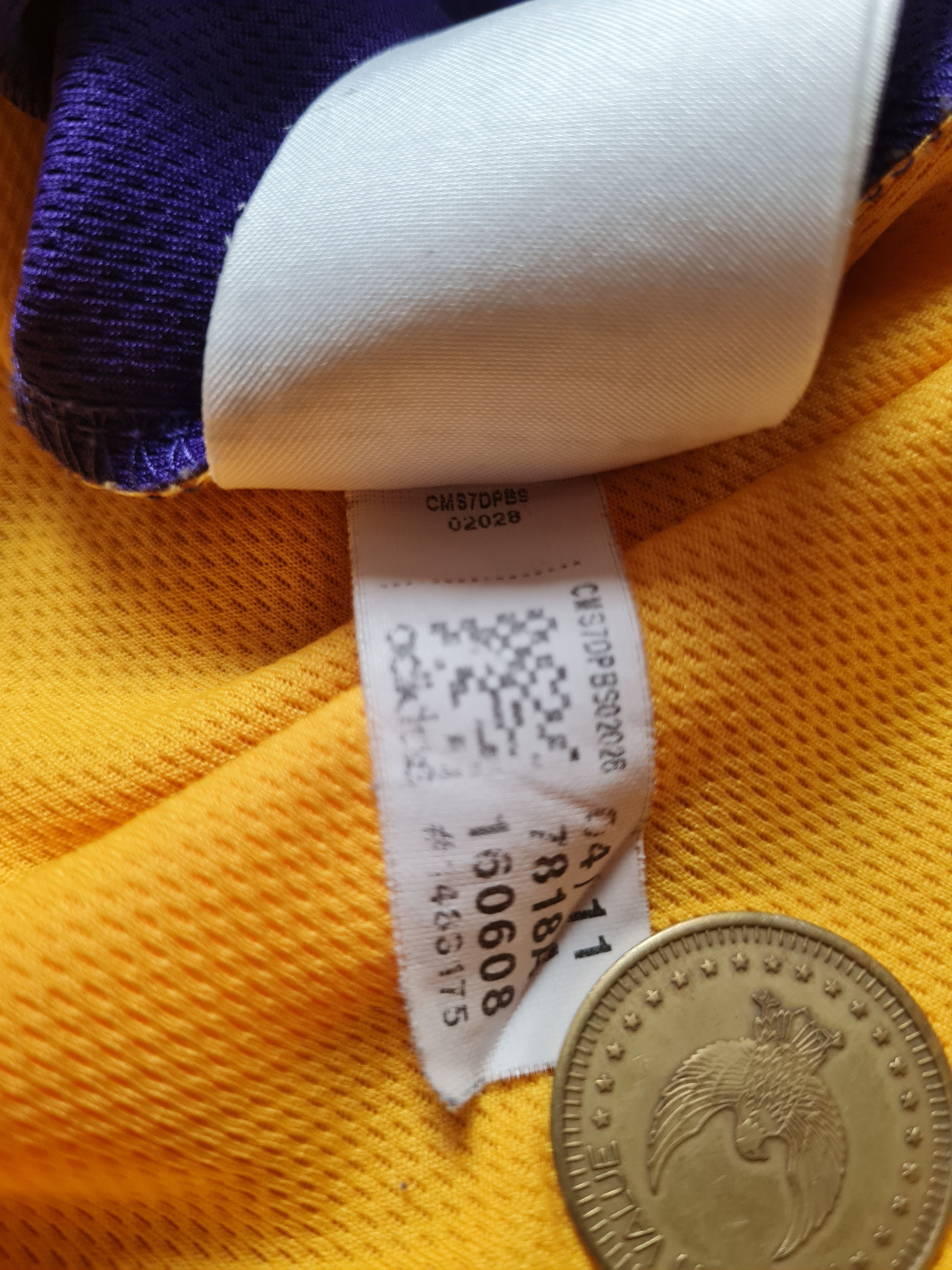 Adidas Adidas NBA Lakers #24 Bryant 2013 Yellow Men’s Shirts Size M Size US M / EU 48-50 / 2 - 8 Thumbnail
