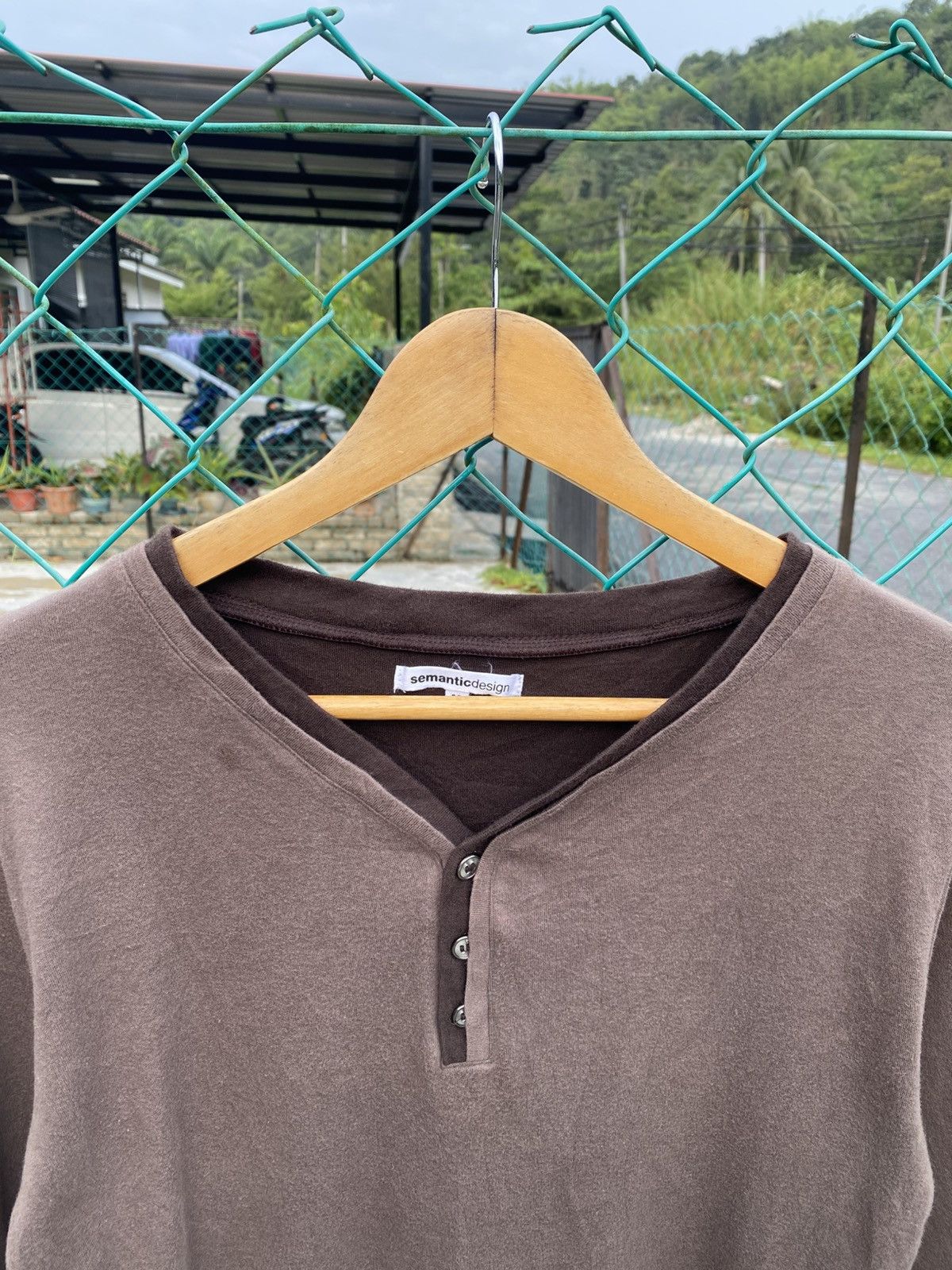 semanticdesign Semanticdesign henley long sleeve tshirt Size US M / EU 48-50 / 2 - 3 Thumbnail