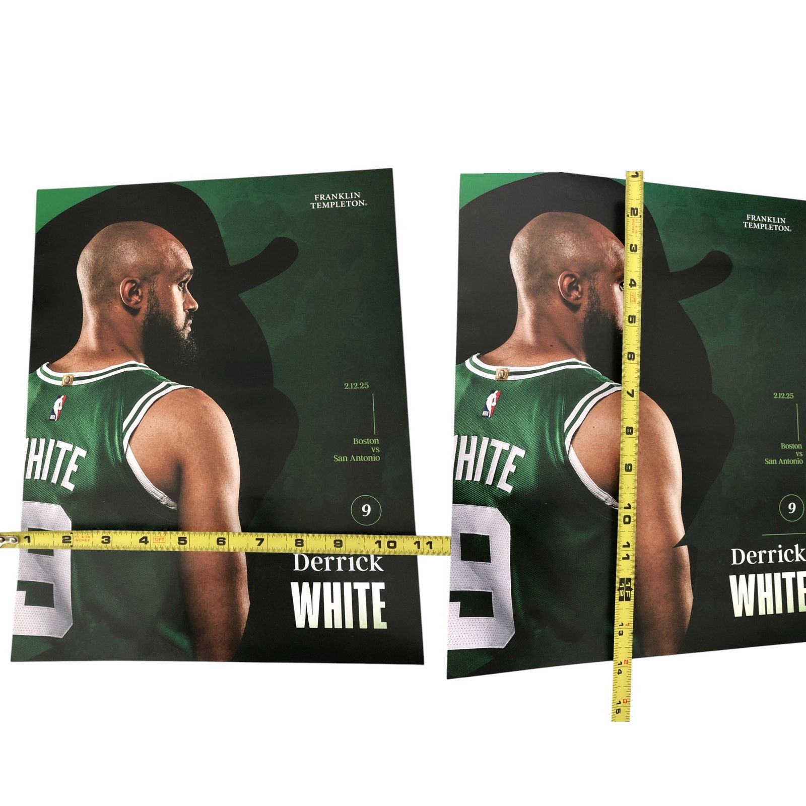 NBA Boston Celtics v San Antonio Spurs 2/12/25 Wemby Poster Size ONE SIZE - 7 Thumbnail