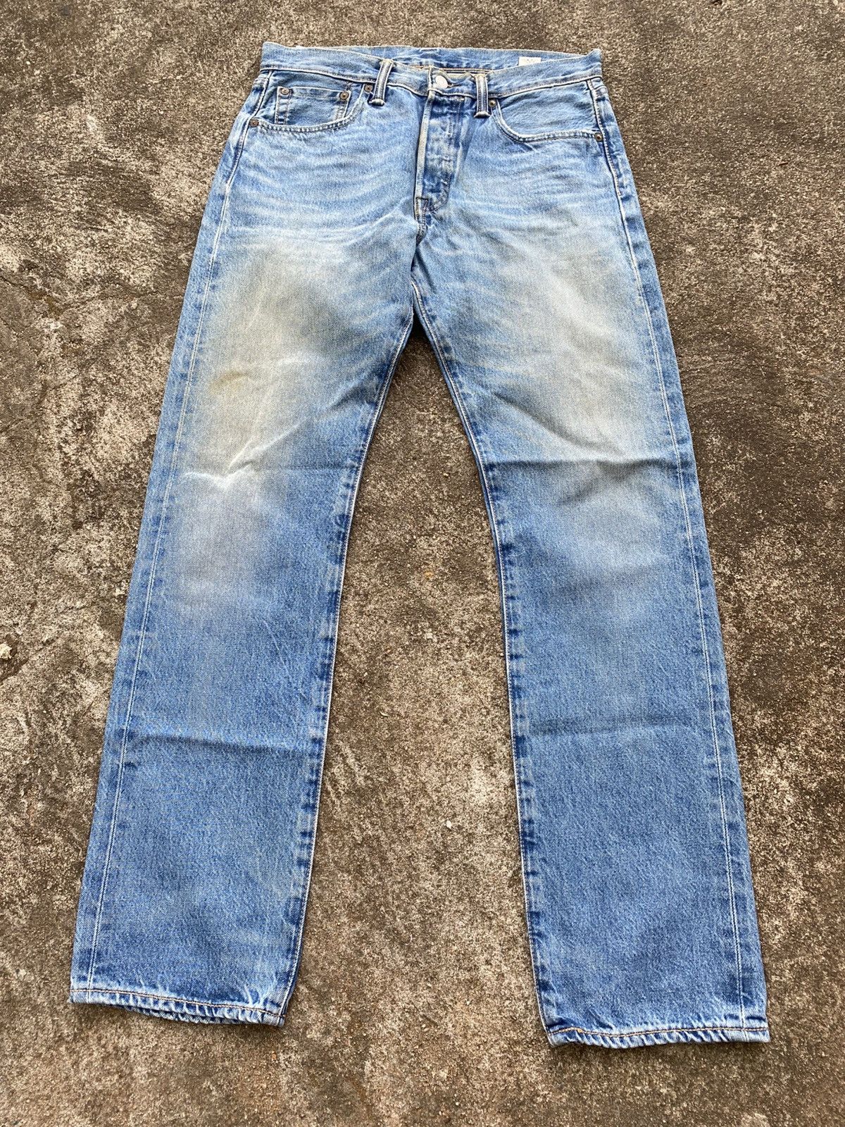 Levi's Levis 501 buttonfly white oak Size US 32 / EU 48 - 1 Thumbnail