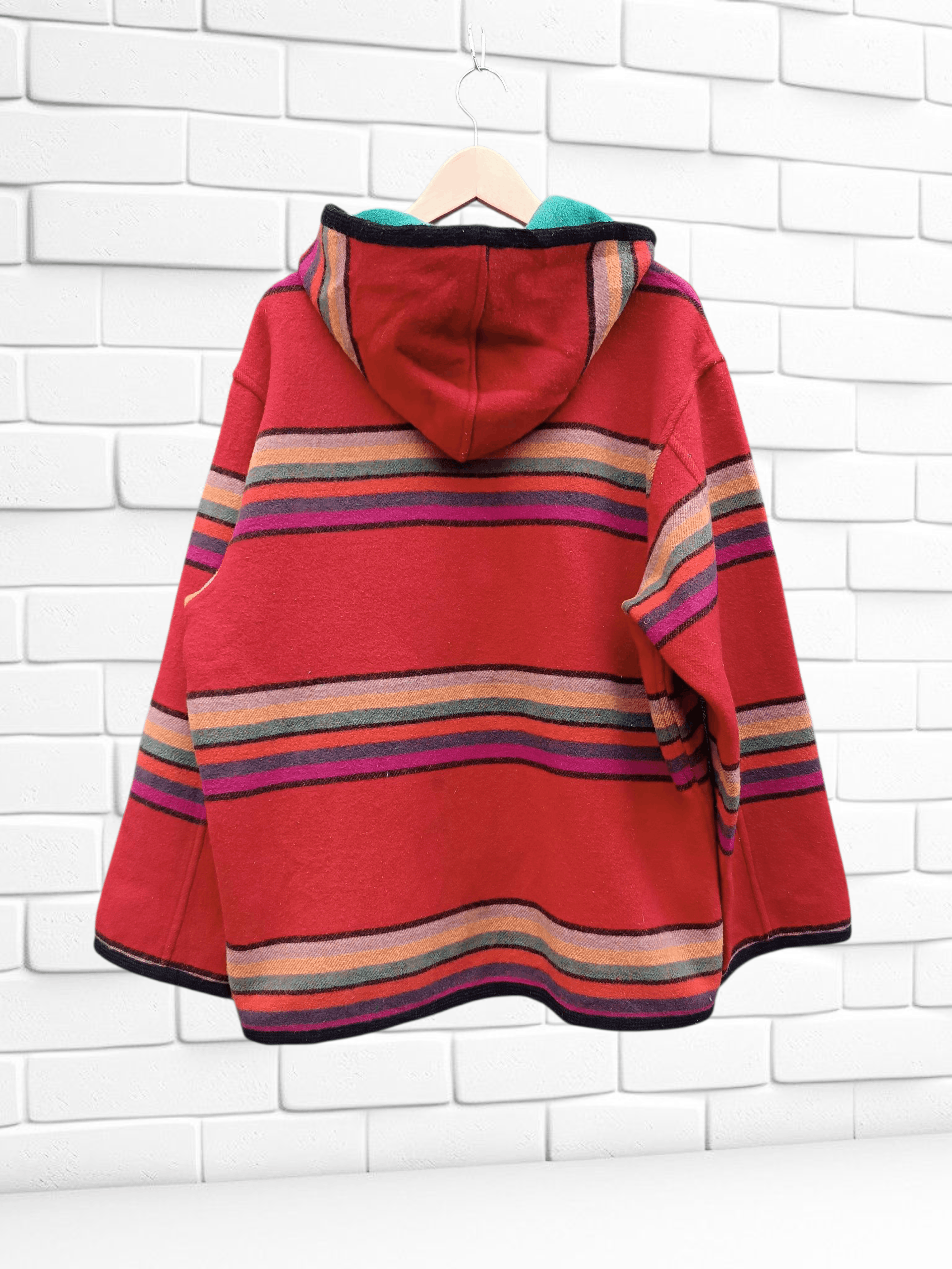 Japanese Brand Vintage Limited Collection Blanket Coat Wool Hoodie Jacket Size US L / EU 52-54 / 3 - 5 Thumbnail