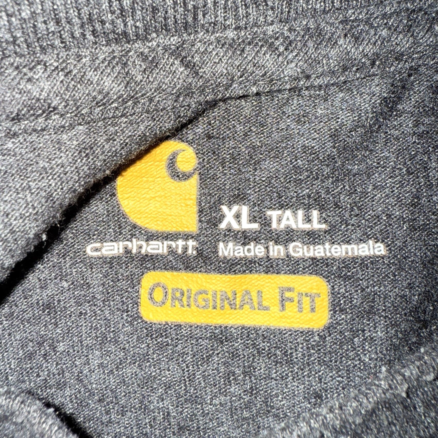 Carhartt VINTAGE Carhartt Gray Original Fit Pocket Tee Mens Size XLT Size US XL / EU 56 / 4 - 4 Thumbnail