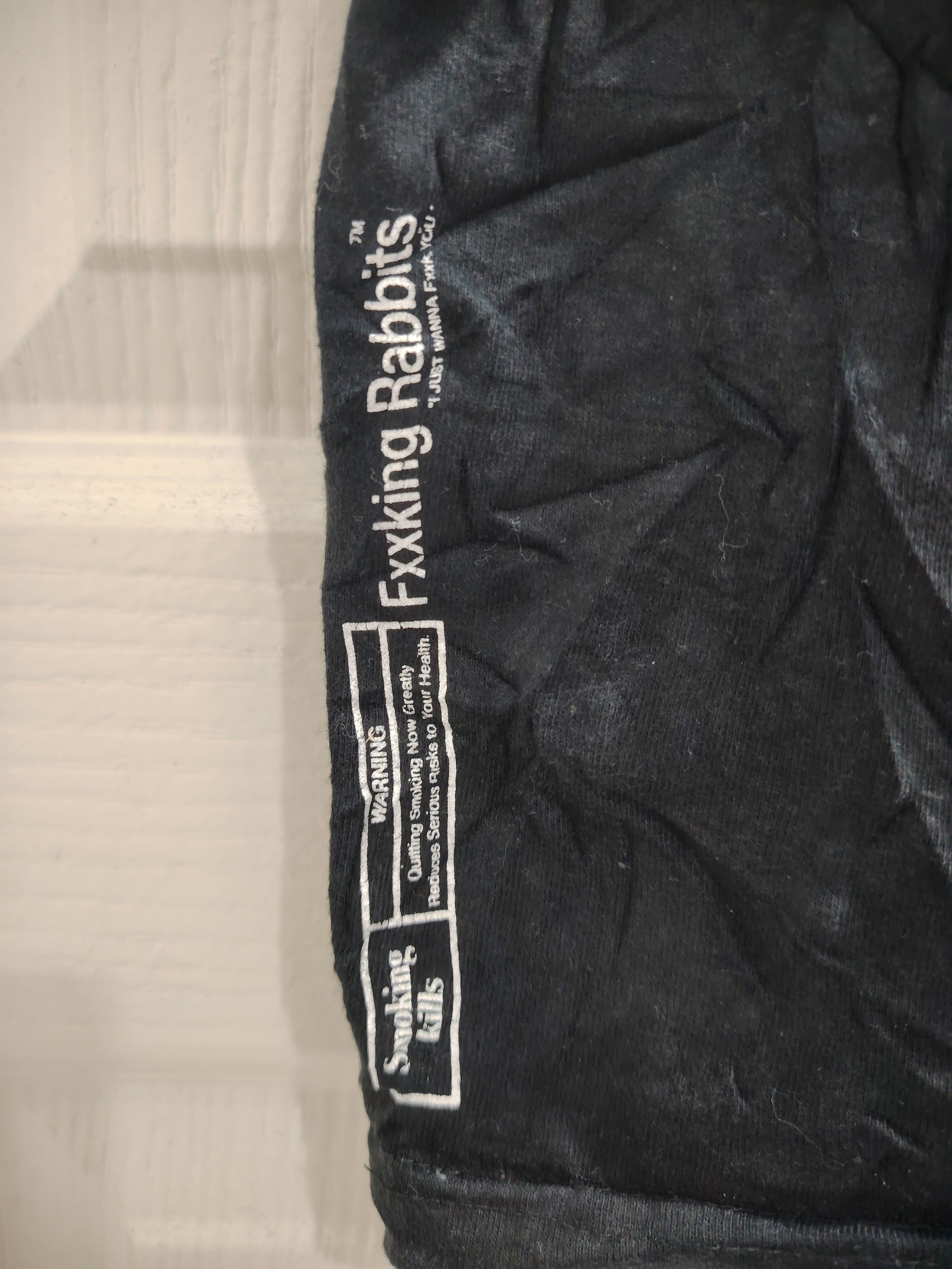 FR2 FR2 Fxxking Rabbit No Smoking Black Tee Size US M / EU 48-50 / 2 - 4 Thumbnail