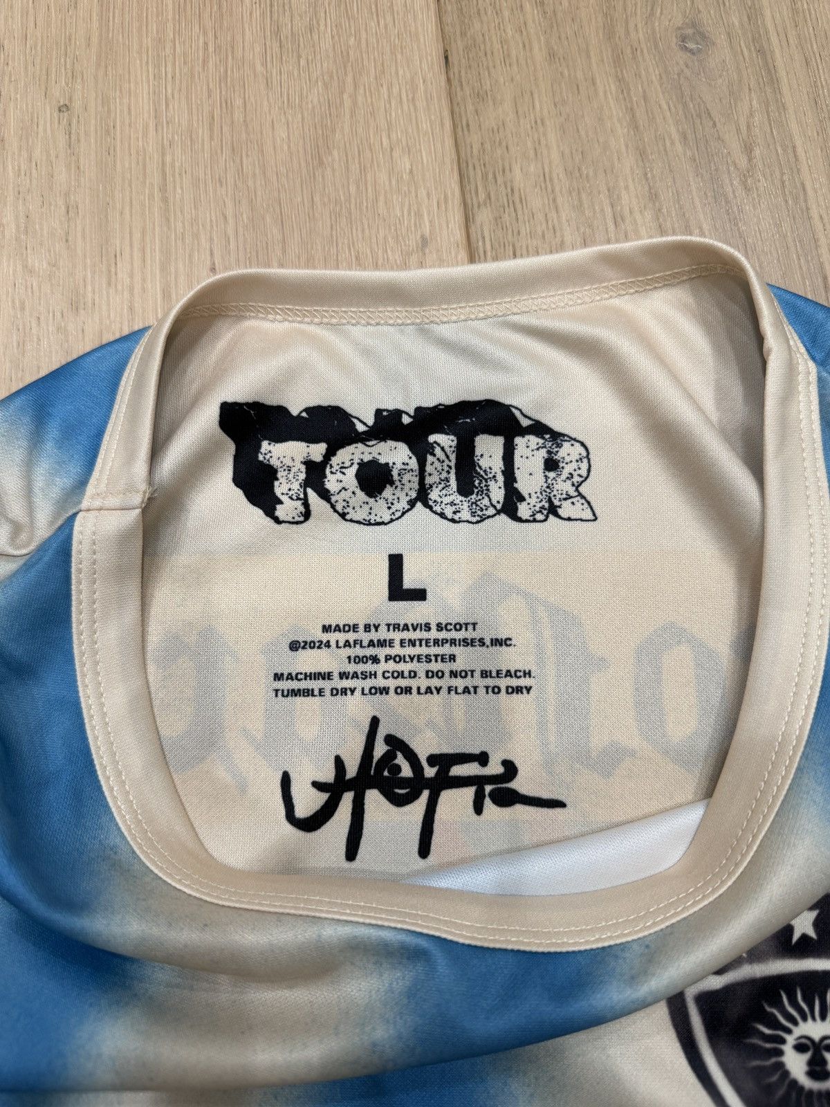 Travis Scott Travis Scott Argentina Soccer Jersey Size Large