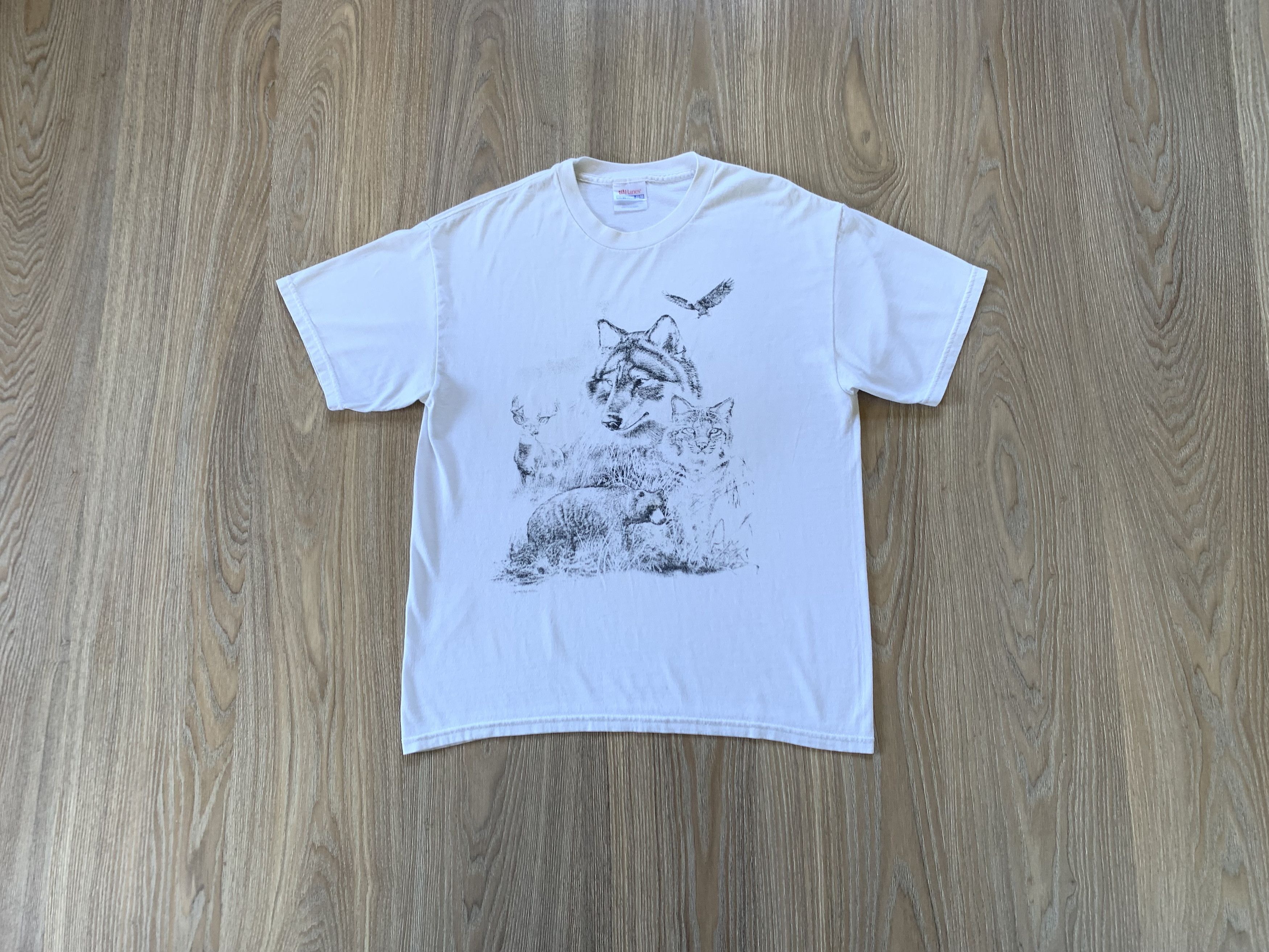 Hanes × Vintage Vintage Rare Hanes Springhill Animal T-Shirt Size US M / EU 48-50 / 2 - 12 Thumbnail