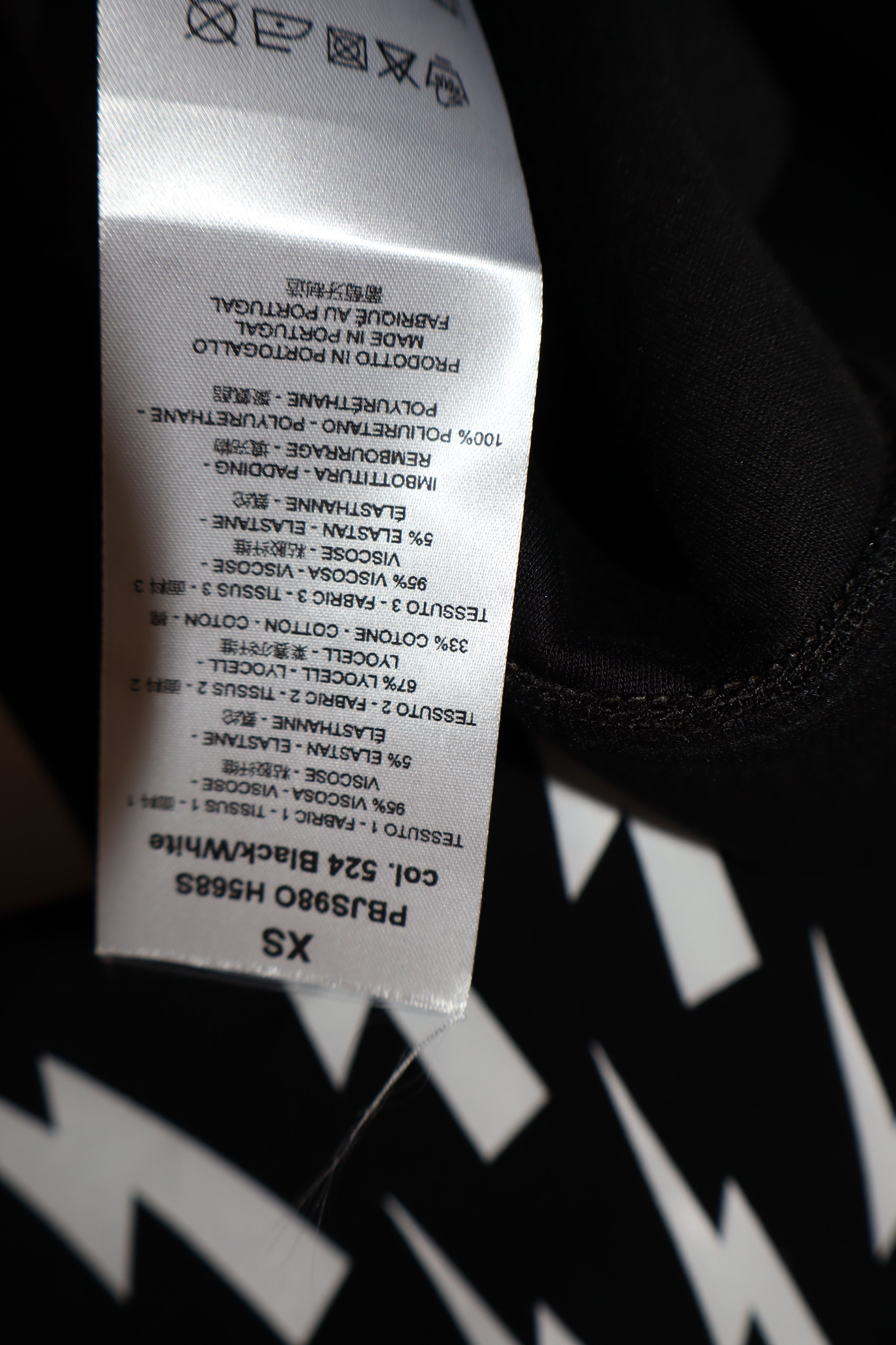Neil Barrett Lightning bolt neoprene sweatshirt Size US XS / EU 42 / 0 - 7 Thumbnail