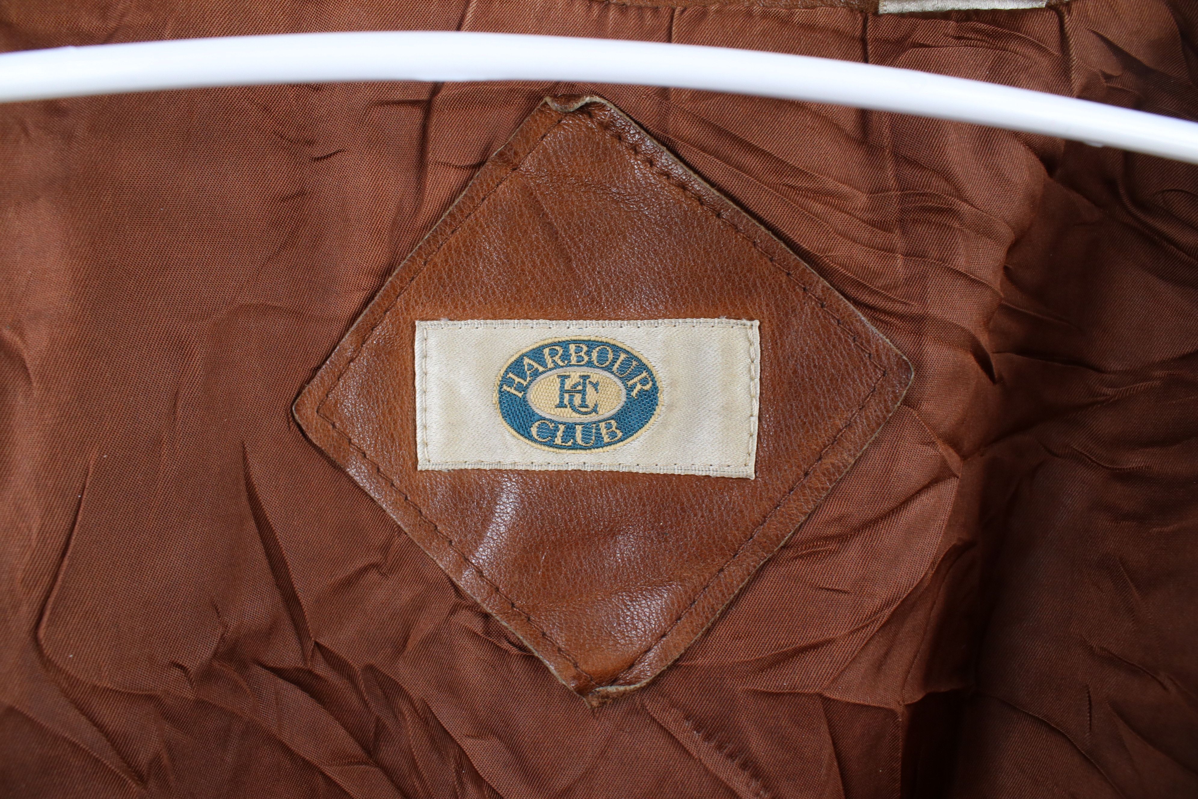 Vintage Vintage 90s Streetwear Hooded Leather Bomber Jacket Brown Size US XL / EU 56 / 4 - 10 Thumbnail
