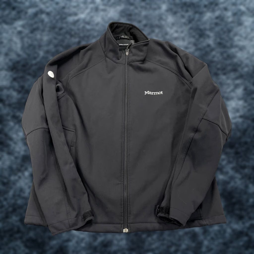 Marmot Marmot Jacket Mens XL Black Softshell Lined Full Zip Hiking Outdoor Size US XL / EU 56 / 4 - 1 Thumbnail