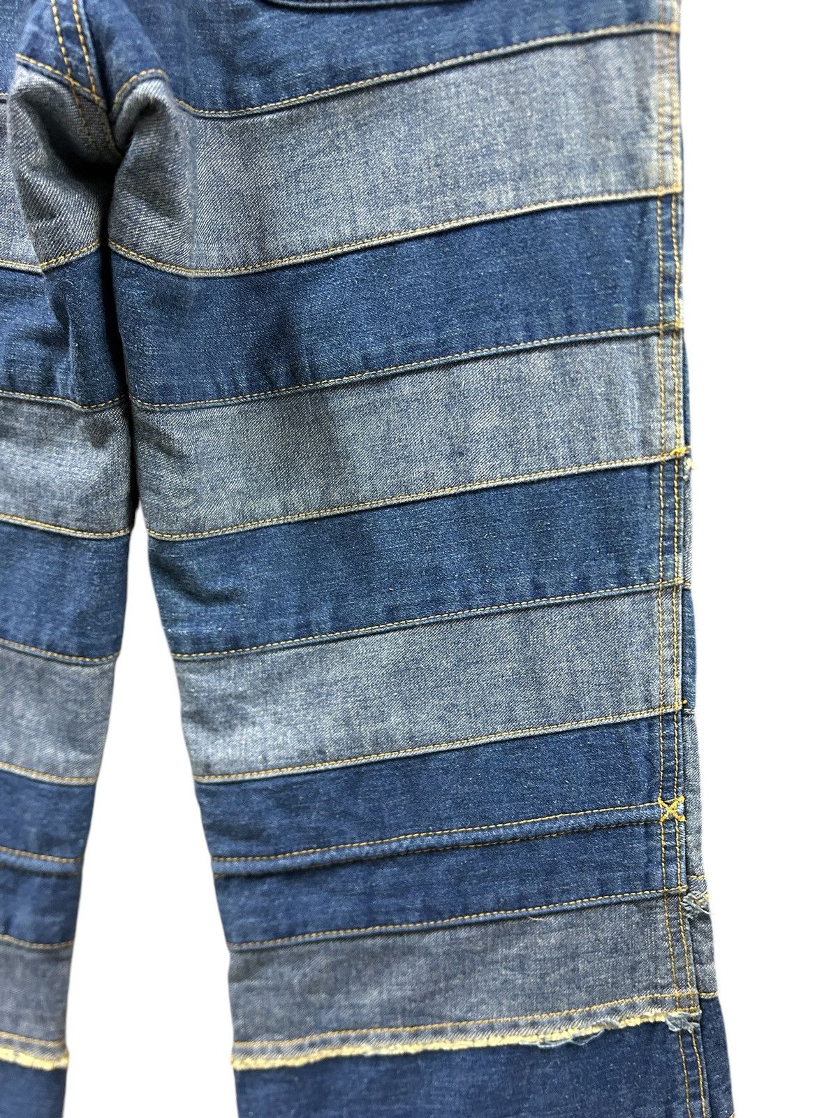 If Six Was Nine × Japanese Brand × Le Grande Bleu (L.G.B.) Vintage Ba-tsu Club Hagi Flared Jeans Size US 30 / EU 46 - 17 Thumbnail