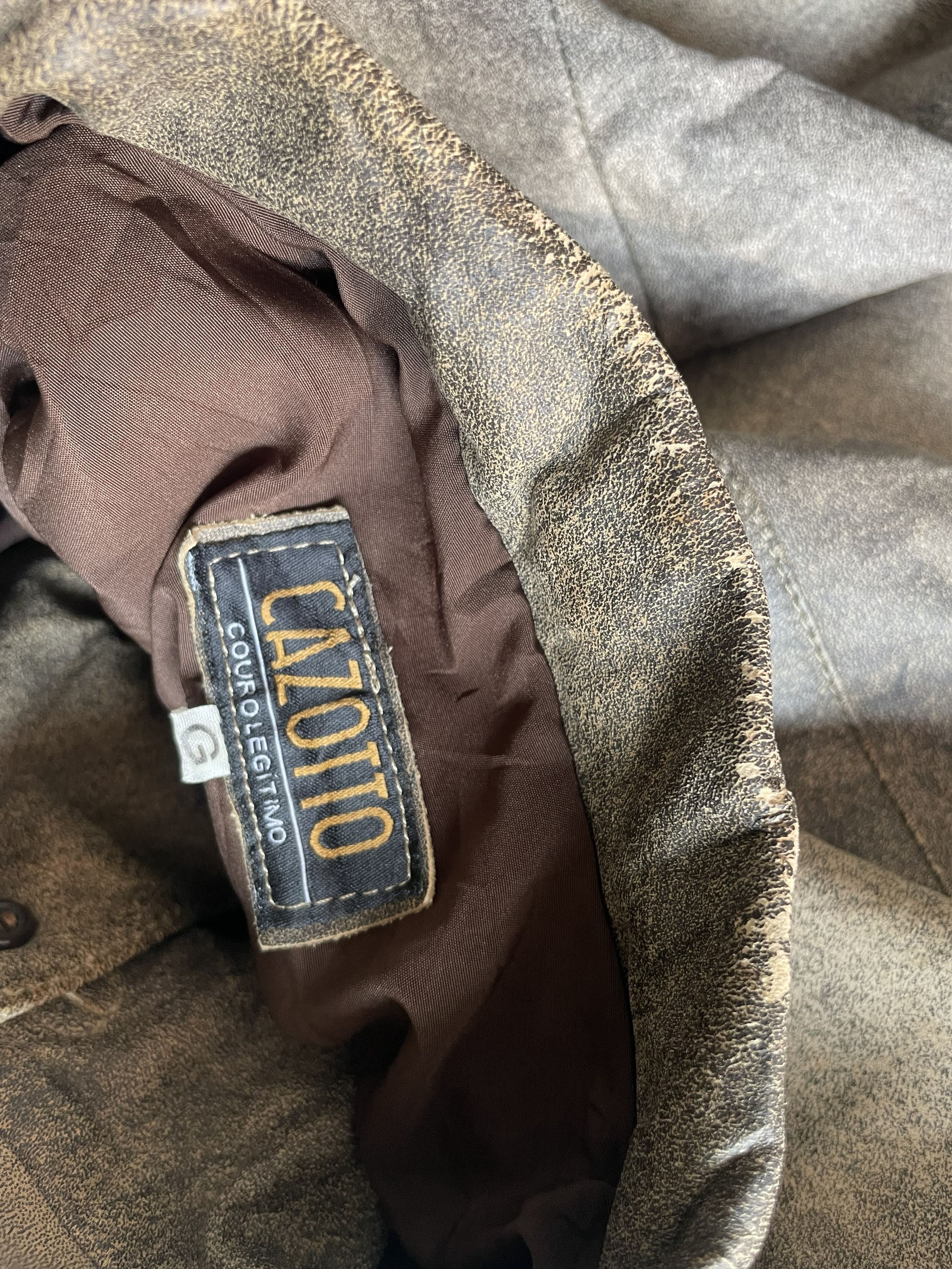 Other Vintage Cazotto Leather Jacket Size US L / EU 52-54 / 3 - 8 Thumbnail