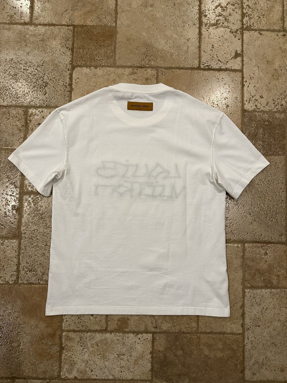 Louis Vuitton Louis Vuitton Signature Box Logo 1854 White T-Shirt Size US XXL / EU 58 / 5 - 6 Thumbnail