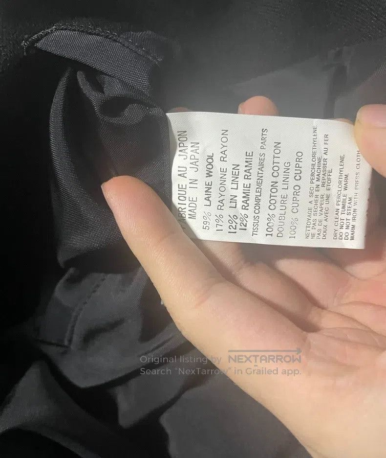 Yohji Yamamoto Yohji Yamamoto 16 AW Parachute Buckle Side Pocket Suit Jac Size US M / EU 48-50 / 2 - 6 Thumbnail