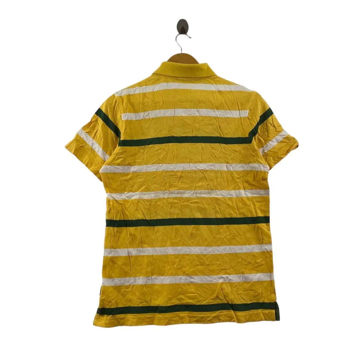 Jeep Vintage JEEP Golf Tennis Striped Yellow Polo Tee Shirt Size US M / EU 48-50 / 2 - 6 Thumbnail