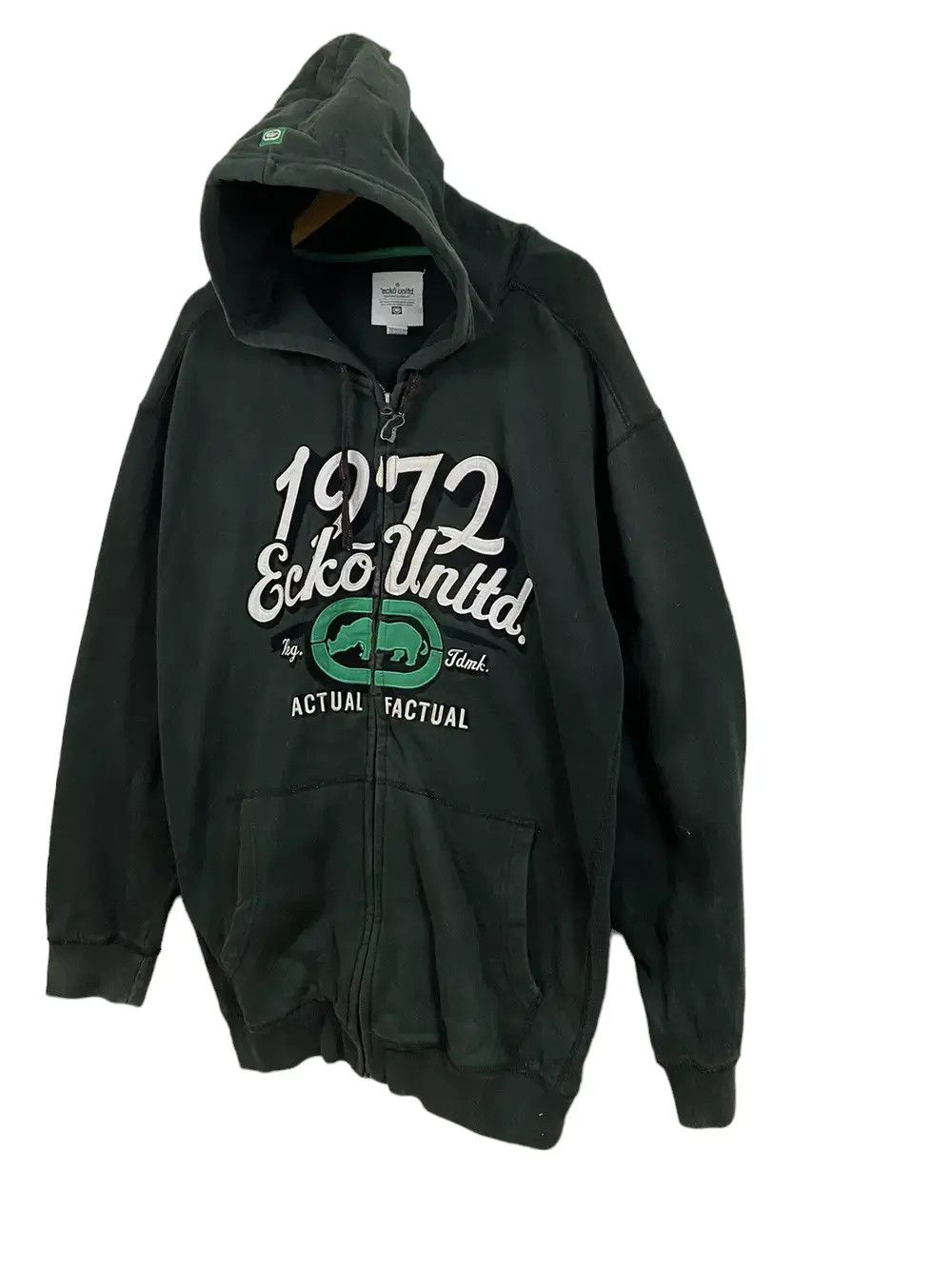 Ecko Unltd. Vintage Ecko Unltd Hoodie Dark Green Size US XL / EU 56 / 4 - 1 Thumbnail