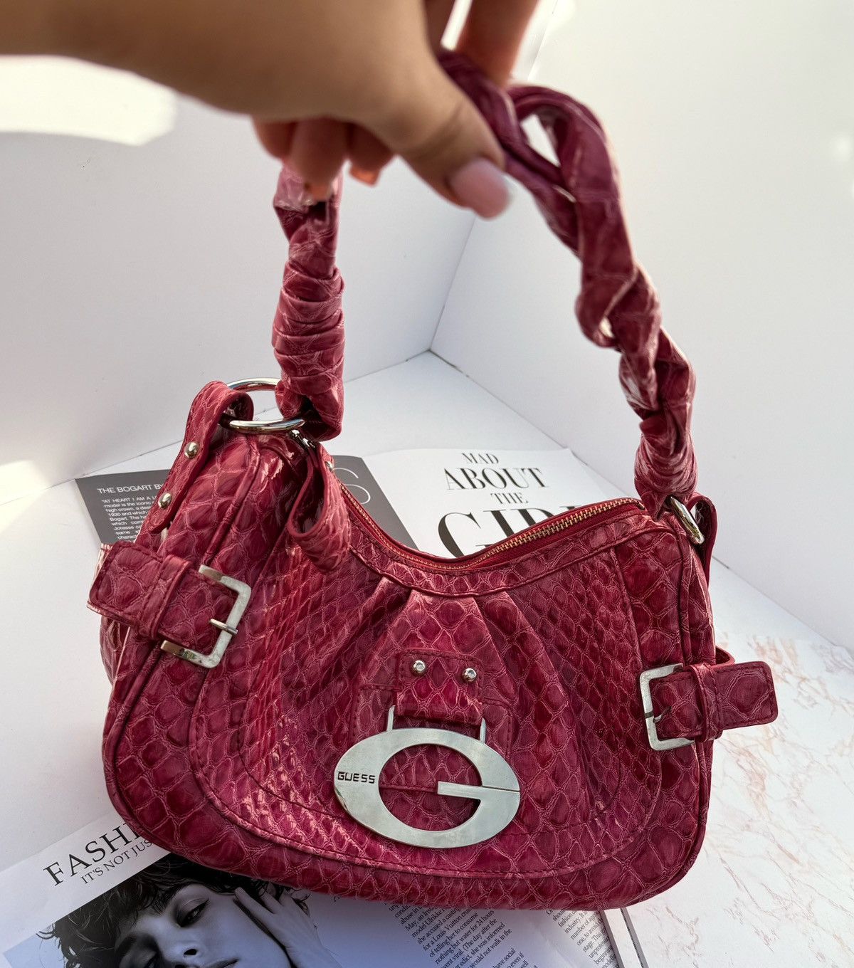 Guess Pink vintage Guess bag Size ONE SIZE - 20 Thumbnail