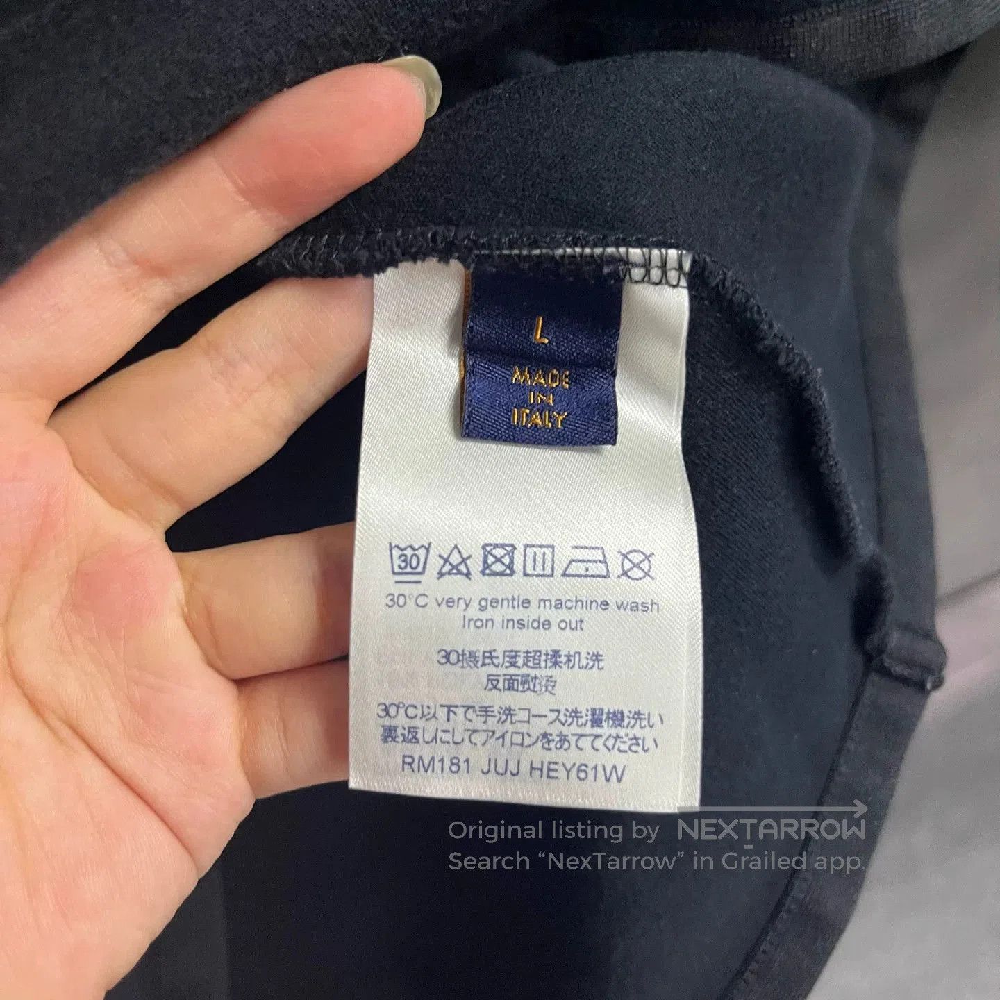 Louis Vuitton Louis Vuitton Classic Black Logo Crewneck Sweatshirt. Size US L / EU 52-54 / 3 - 4 Thumbnail
