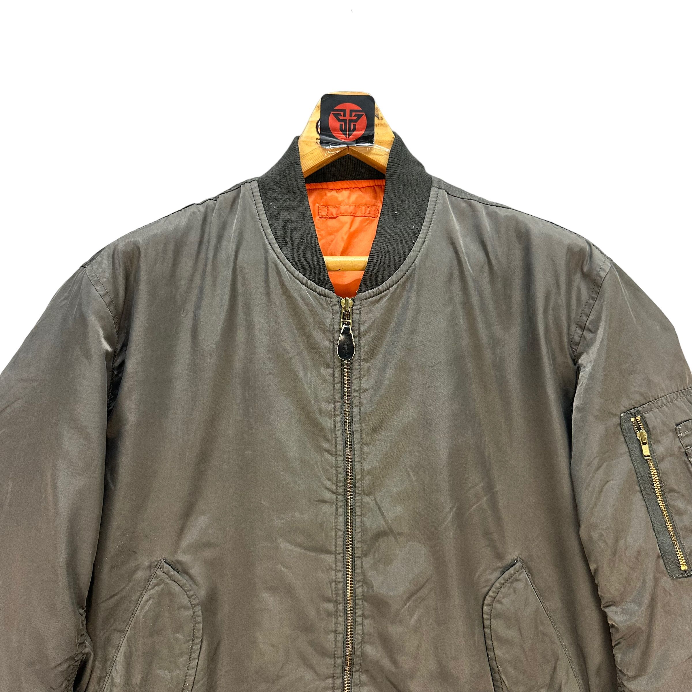 Vintage VINTAGE MA1 FLIGHT JACKET #7476-148 Size US M / EU 48-50 / 2 - 2 Thumbnail