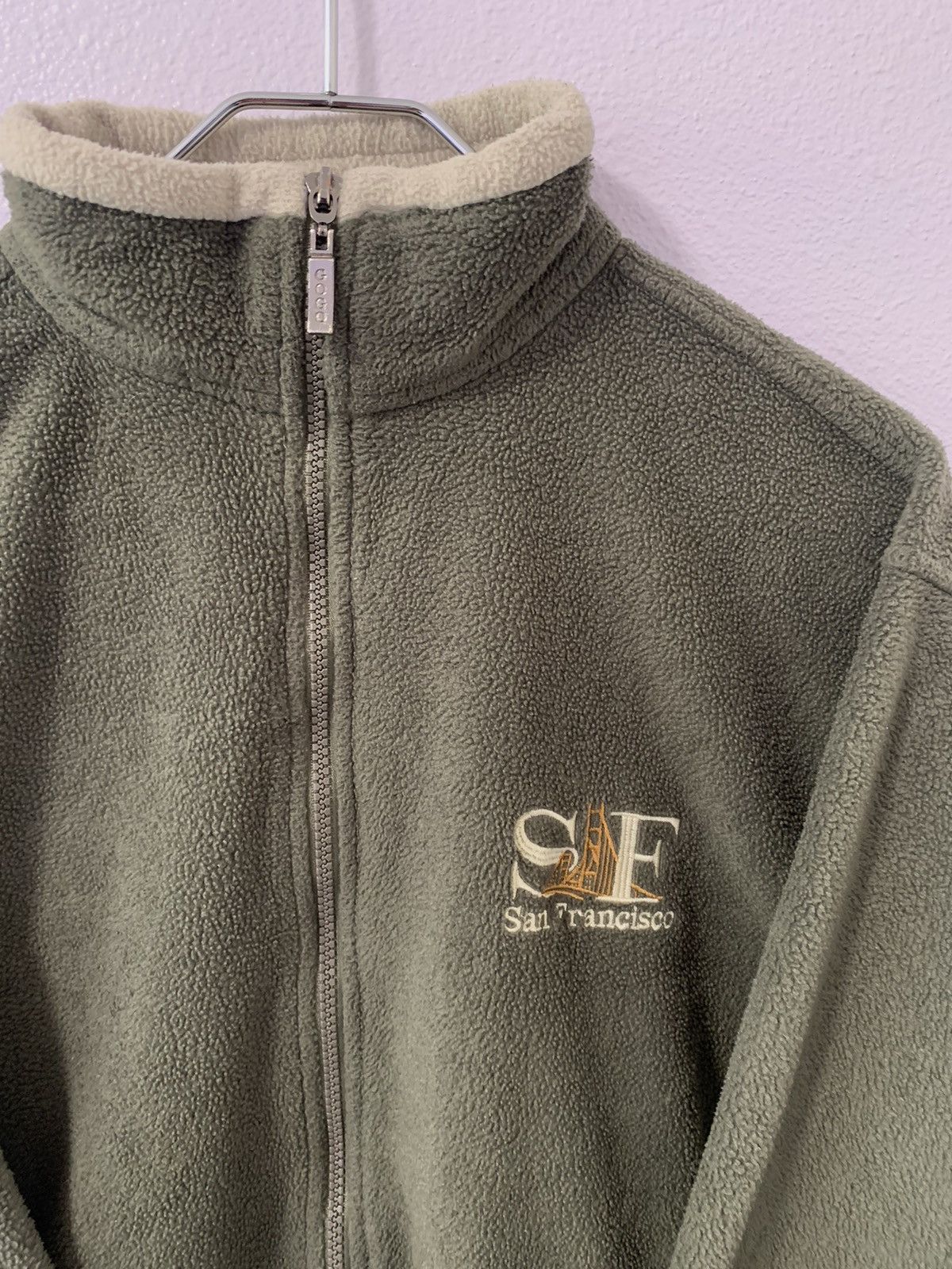 Vintage Vintage San Francisco olive green zip up Size US M / EU 48-50 / 2 - 3 Thumbnail