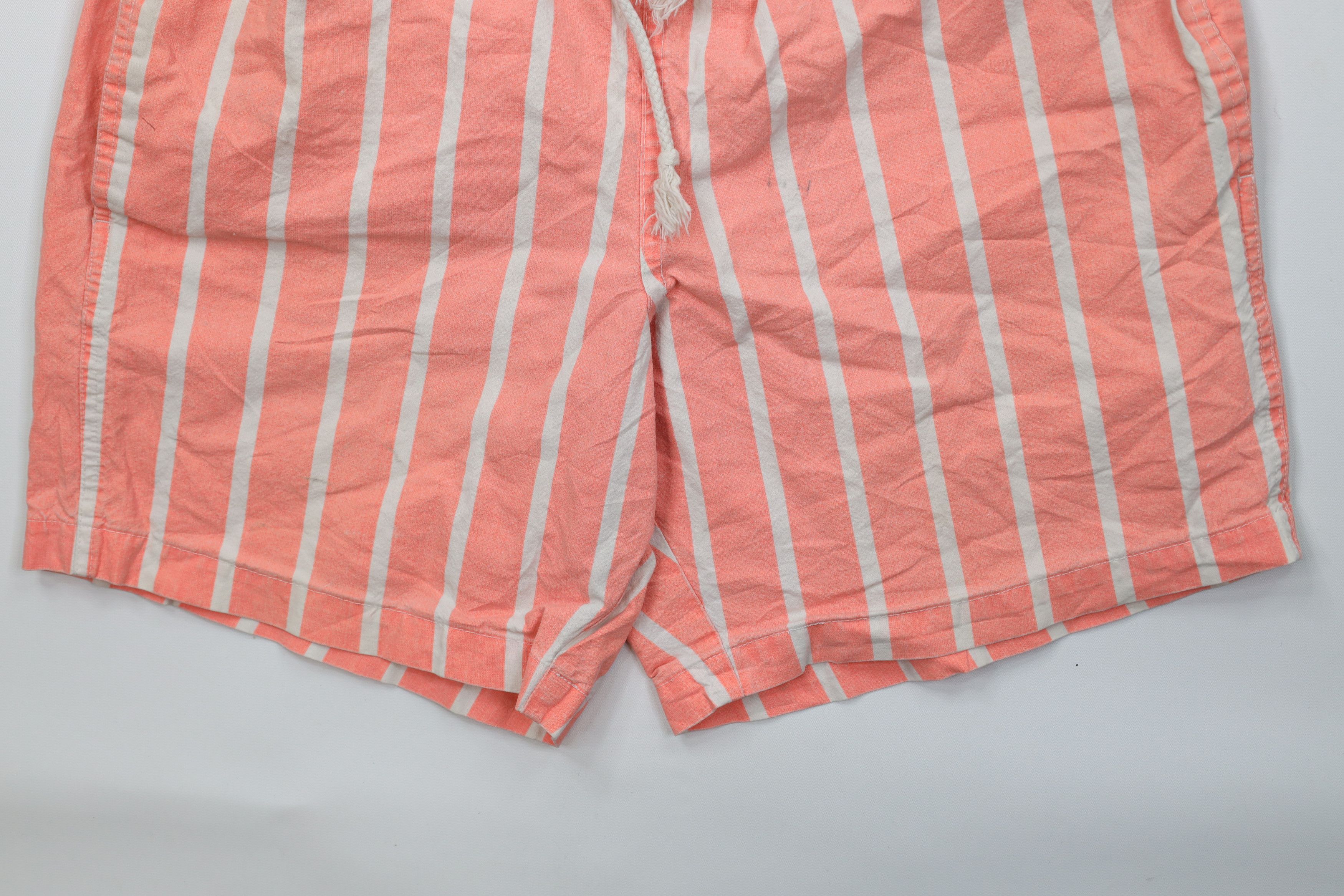 Vintage Vintage 90s Streetwear Striped Above Knee Shorts Cotton USA Size US 30 / EU 46 - 4 Thumbnail