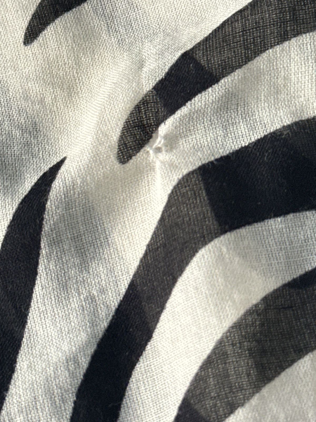 Gucci by Tom Ford S/S 1996 Zebra Print Sheer Blouse