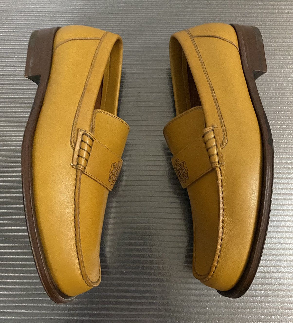 Testoni a.testoni 🇮🇹 brown calf leather handmade moccasin 11.5 US NEW Size US 11.5 / EU 44-45 - 8 Thumbnail