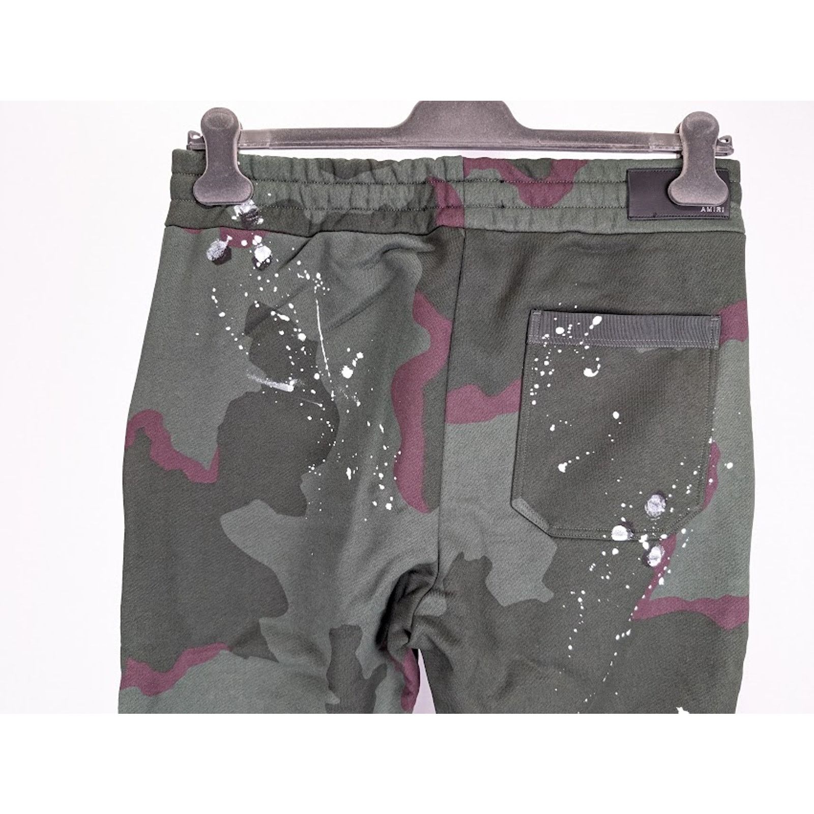 Amiri o1rshd1 Army Logo Sweatpant in Camo Size US 30 / EU 46 - 17 Thumbnail