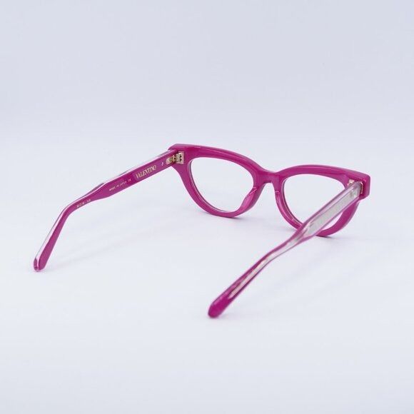 Valentino Valentino V-ESSENTIAL II VLX-124C Eyeglasses Pink 50mm Size ONE SIZE - 5 Thumbnail