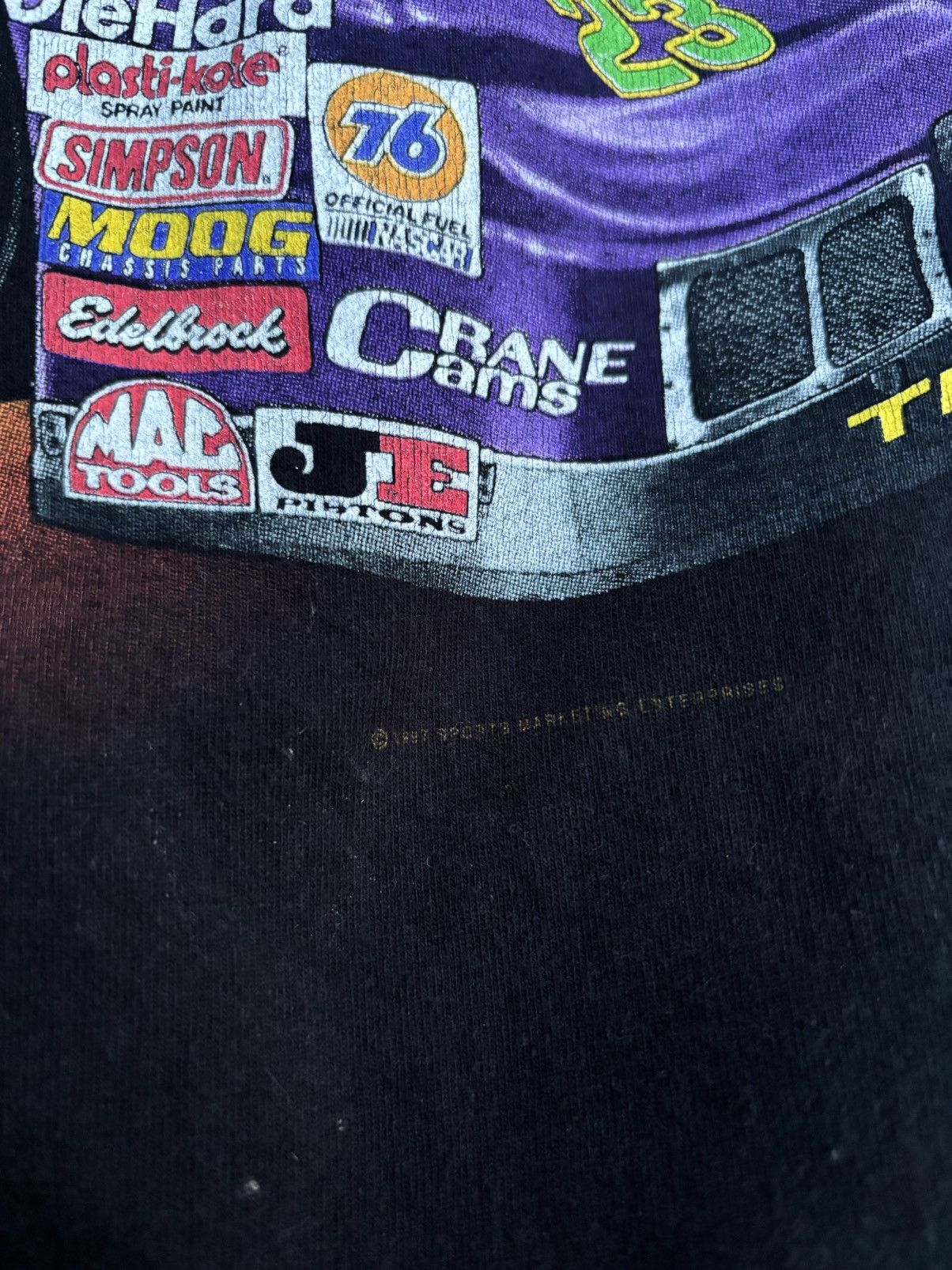 Camel × NASCAR Vintage 90s NASCAR T-Shirt Camel Racing Jimmy Spencer Size US XL / EU 56 / 4 - 9 Thumbnail