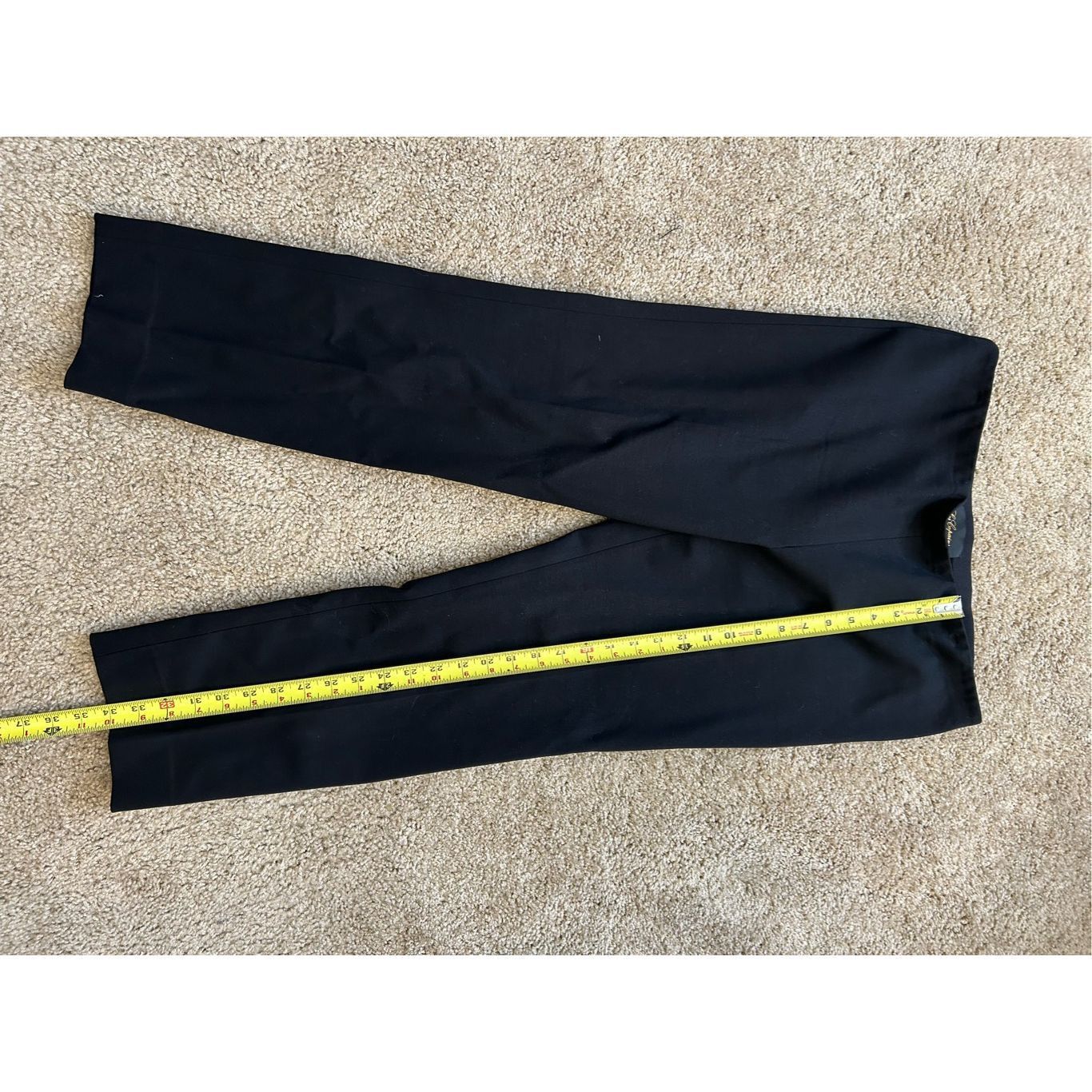 Les Copains LES COPAINS High Rise Ponte Knit Slim Casual Pants Black Siz Size 34" / US 12 / IT 48 - 2 Thumbnail