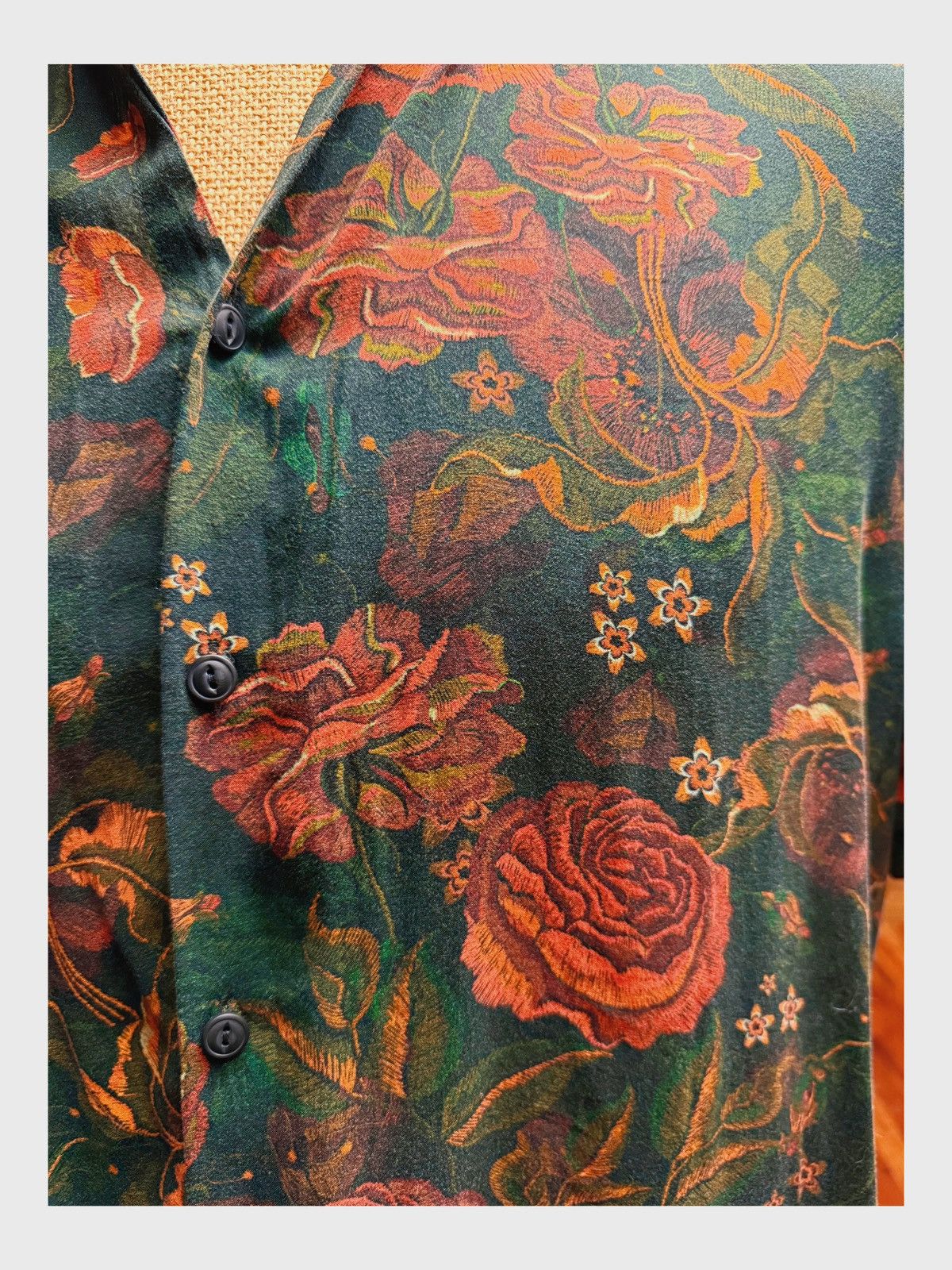 Asos Vintage-Inspired ASOS Floral Shirt – Size M Size US M / EU 48-50 / 2 - 2 Thumbnail