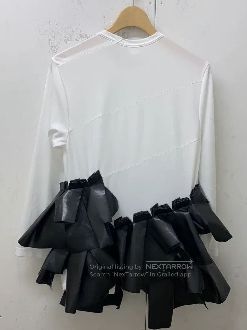 Comme des Garcons Comme Des Garcons White Retro Lace Trim Top Size XS / US 0-2 / IT 36-38 - 2 Thumbnail
