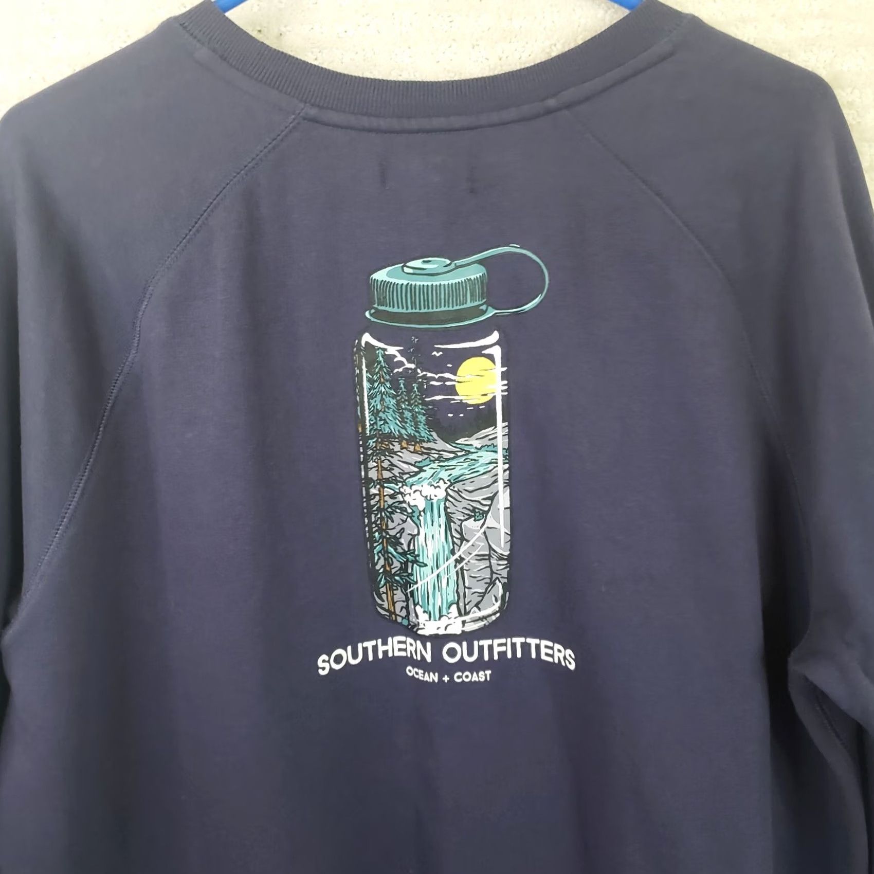 Vintage Ocean & Coast Blue Sweat Shirt Long Sleeve Size 2XL Men's Outdoors Hiking Camping Casual Wear Size US XXL / EU 58 / 5 - 7 Thumbnail