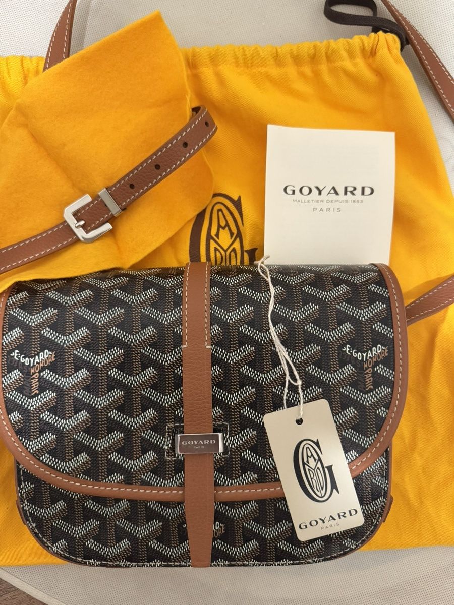 Goyard Belvedere Bag in Black, Men's