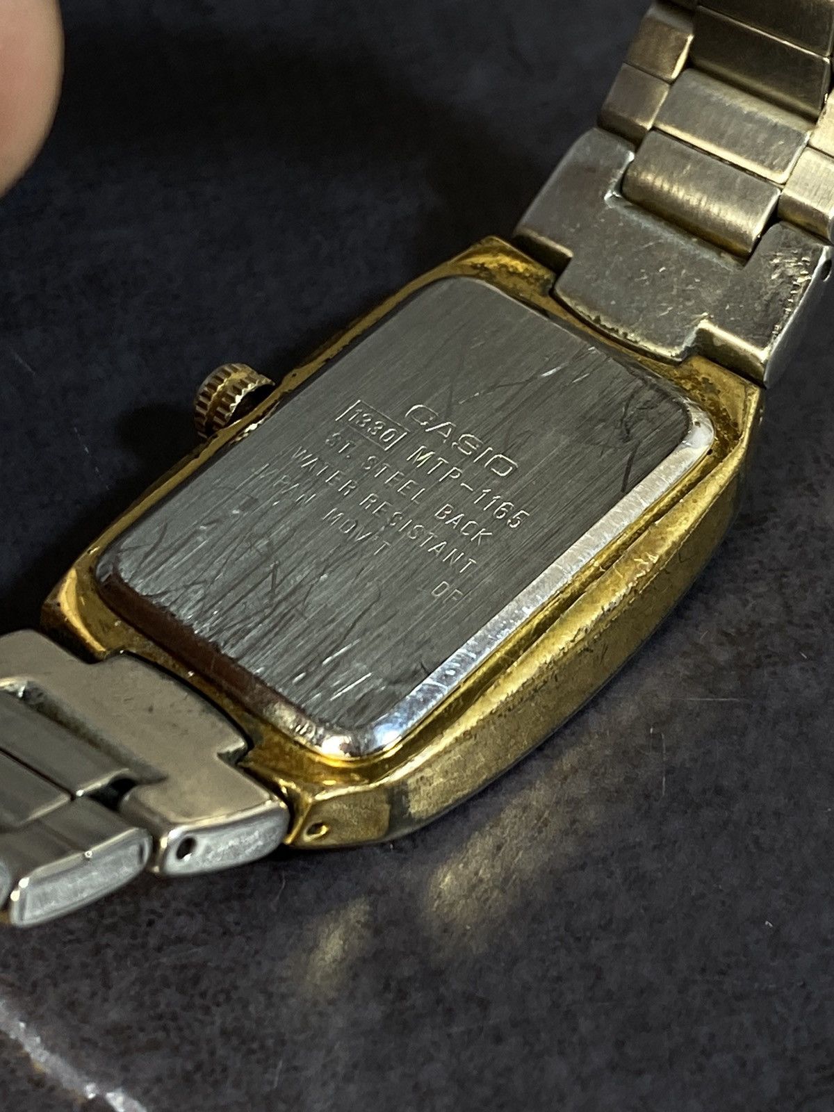 Casio Vintage Casio Quartz Watch Gold & Silver Tone Japanese Brand Size ONE SIZE - 7 Thumbnail