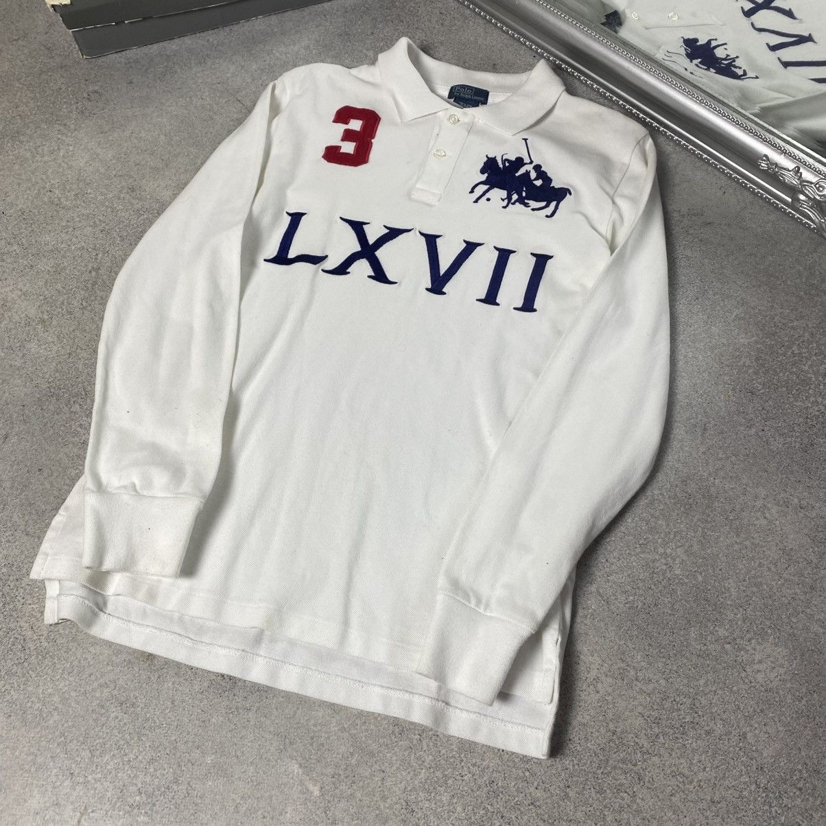 Polo Ralph Lauren Vintage Long Sleeve Polo Ralph Lauren PRL #3 Big Logo Size US M / EU 48-50 / 2 - 7 Thumbnail