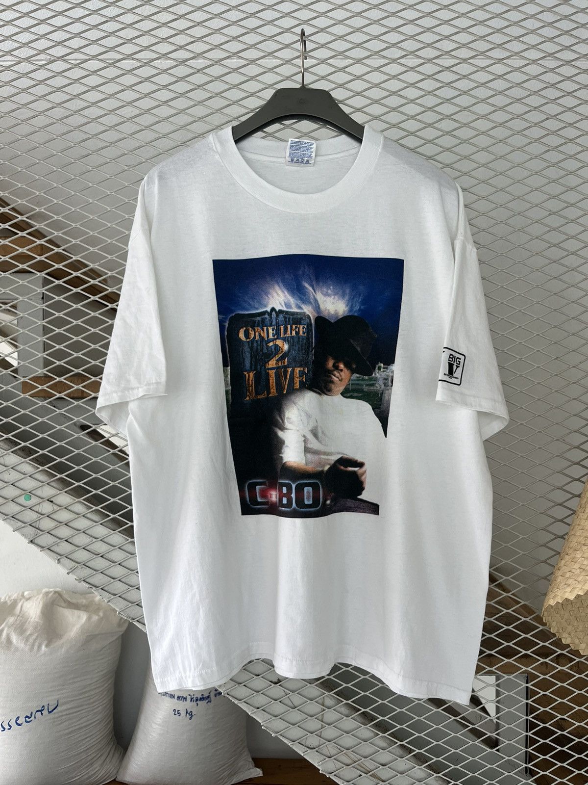 Vintage Vtg C-BO One Life 2 Live Rapper by AWOL RECORDS 90’s Tshirt Size US XL / EU 56 / 4 - 2 Thumbnail