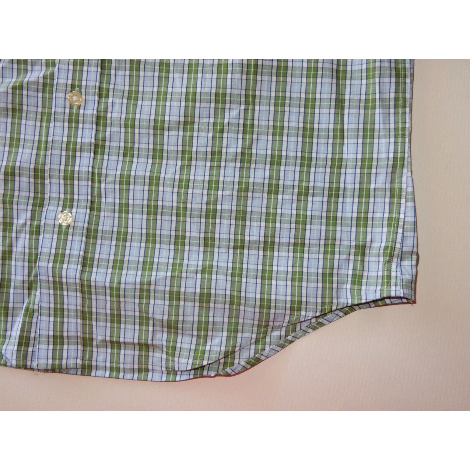 Banana Republic Banana Republic Men's Plaid Long Sleeve Button-Up Shirt Blue M Size US M / EU 48-50 / 2 - 2 Thumbnail
