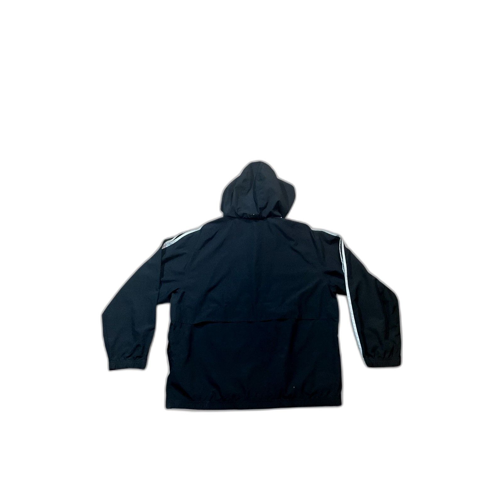 Nike Nike Windbreaker Jacket Mens L Black White 1/4 Zip Hood Vent Size US L / EU 52-54 / 3 - 5 Thumbnail