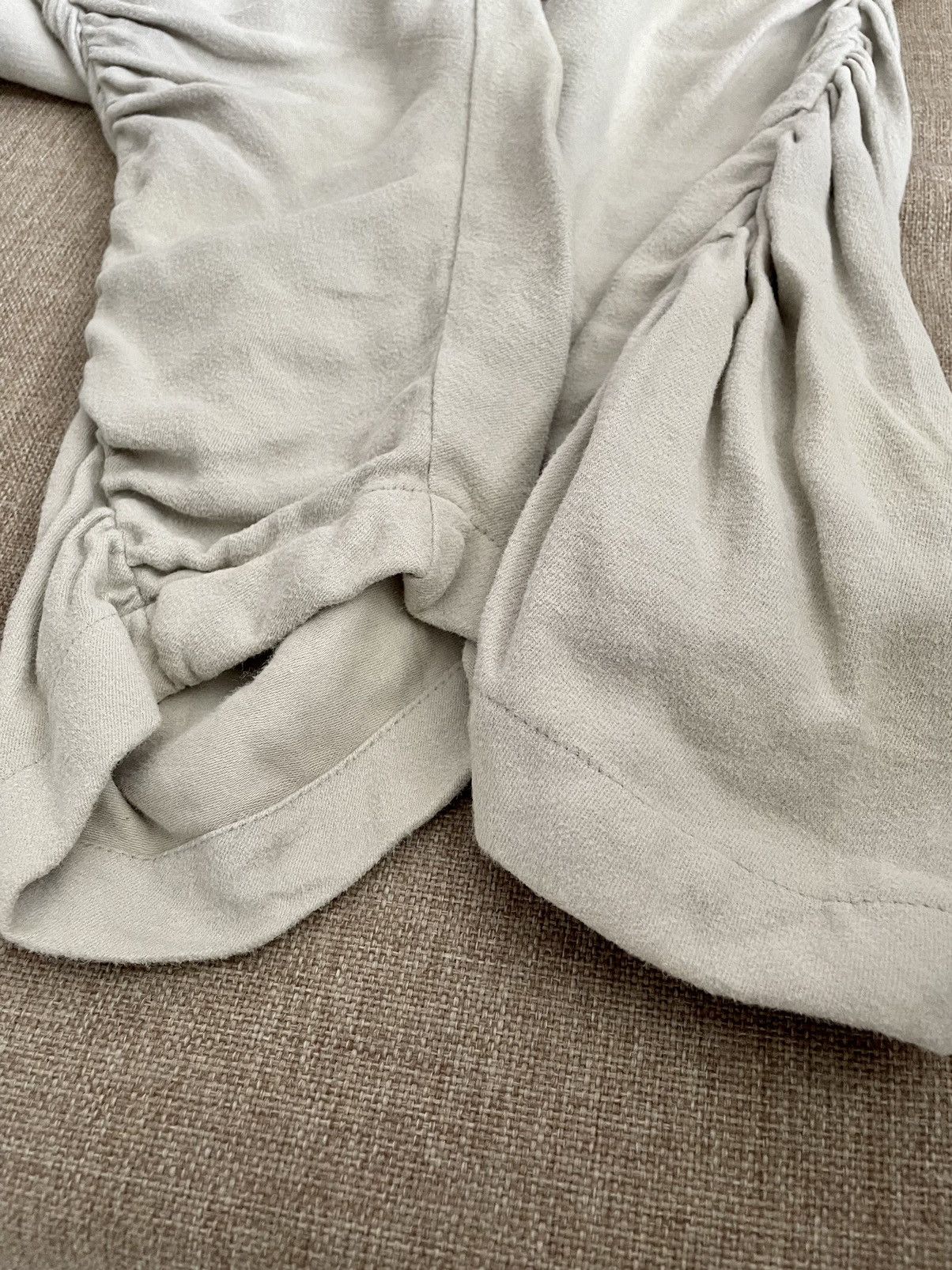 Lost & Found Ria Dunn Lost & Found Ria Dunn Beige Curved J-Cut Ramie Pant Trousers Size US 30 / EU 46 - 10 Thumbnail