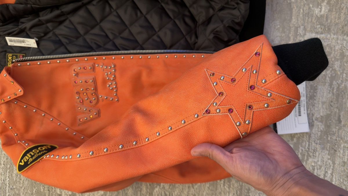 Supreme × Vanson Leathers Supreme X vanson leathers orange jacket. Size US L / EU 52-54 / 3 - 9 Thumbnail