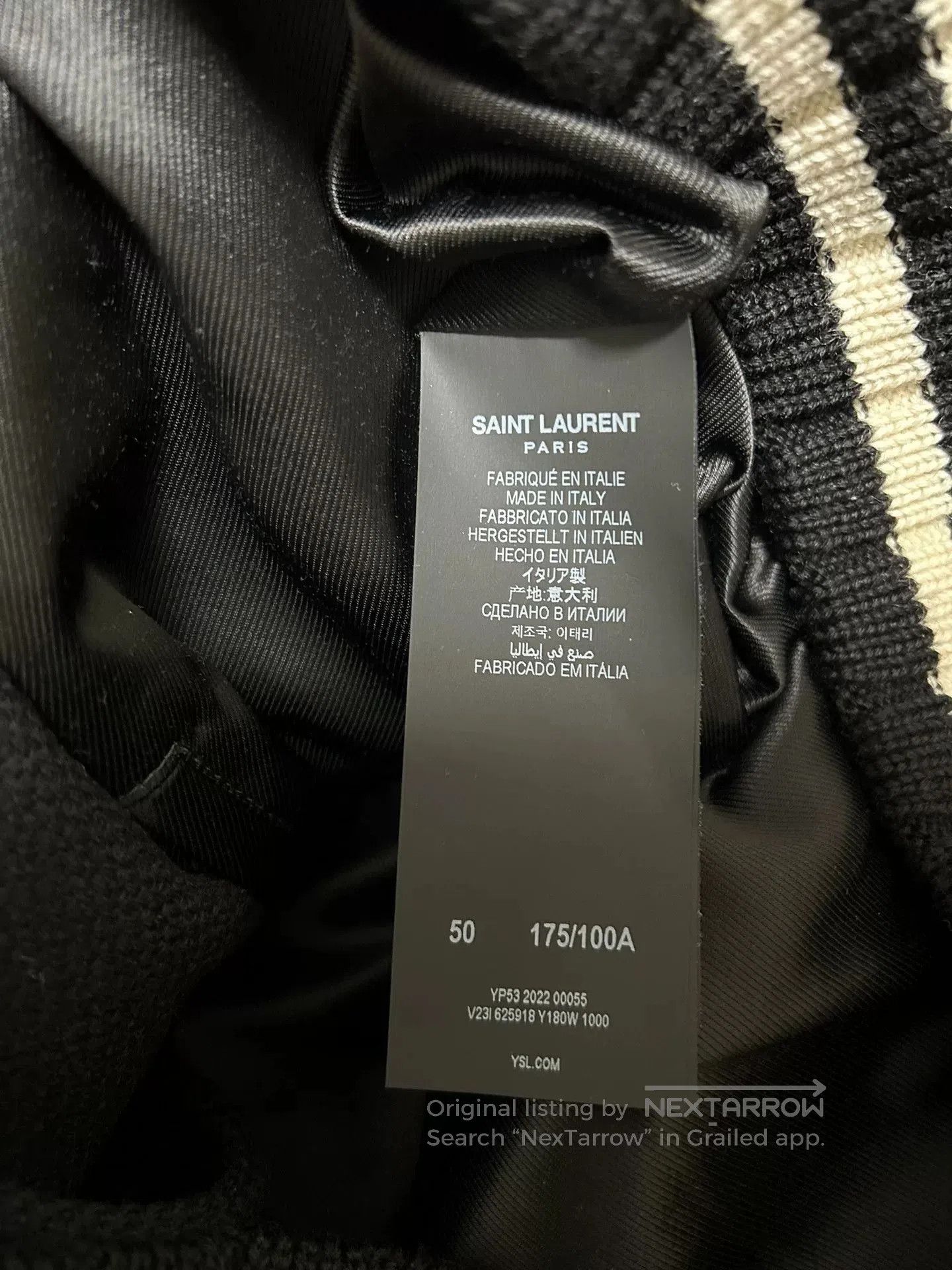 Saint Laurent Paris Saint Laurent SLP 22FW Embroidered Baseball Jacket. Size US M / EU 48-50 / 2 - 4 Thumbnail