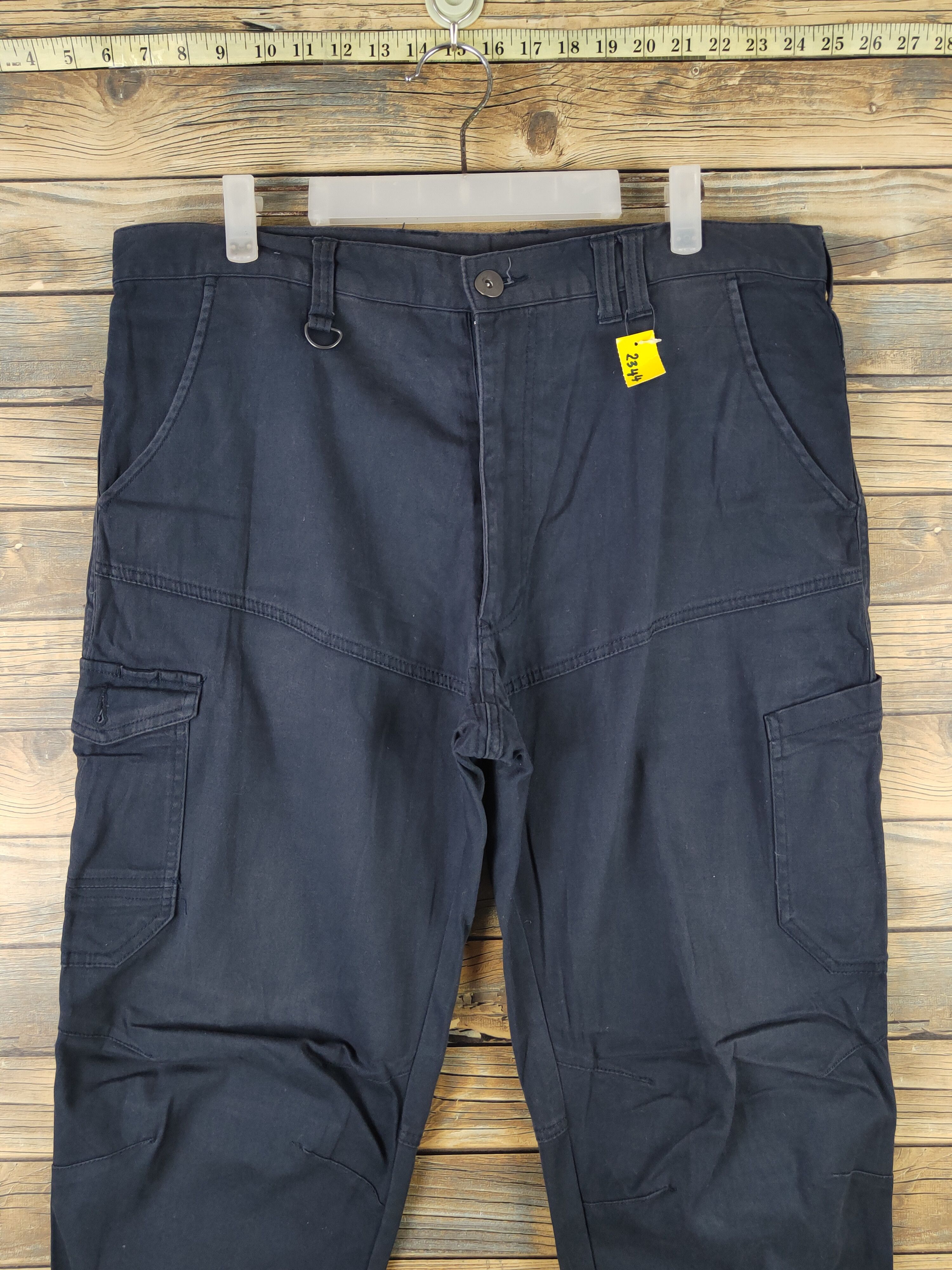 Japanese Brand DL Japanese Brand Navy Multipocket Cargo Pants #2344 Size US 36 / EU 52 - 2 Thumbnail