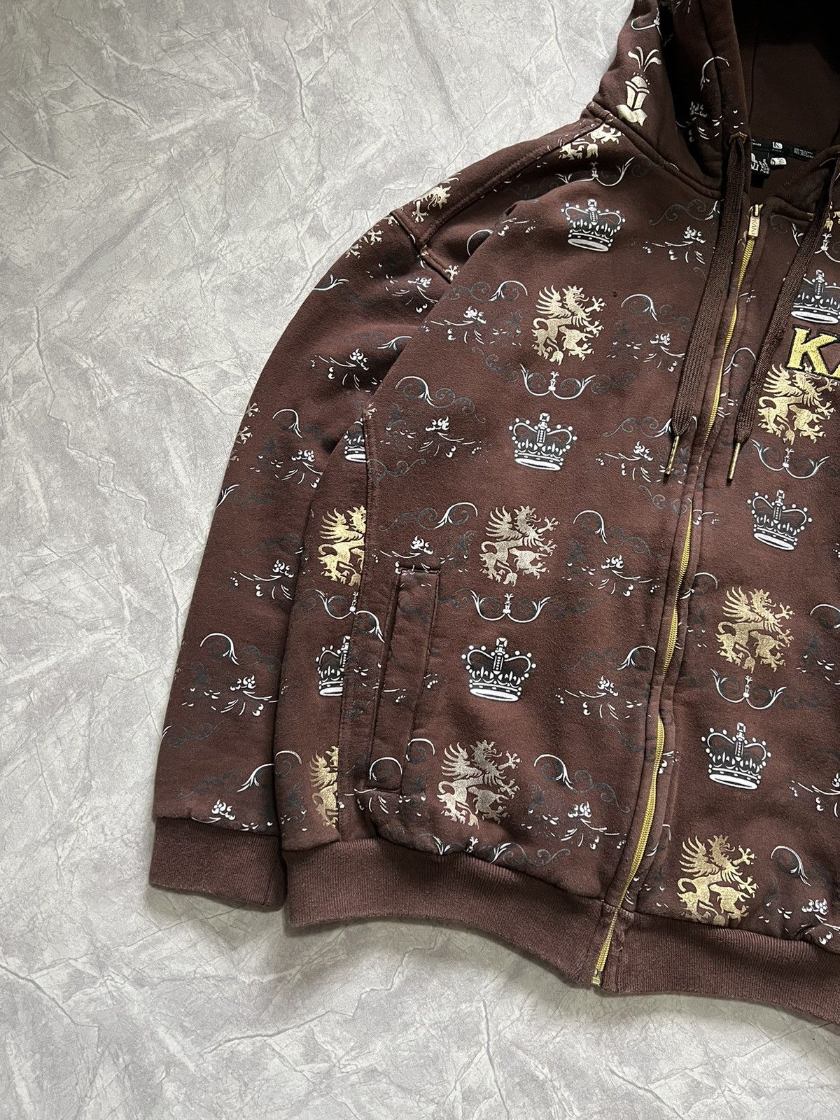 Karl Kani × Vintage Vintage Zip Hoodie Karl Kani Size US L / EU 52-54 / 3 - 4 Thumbnail