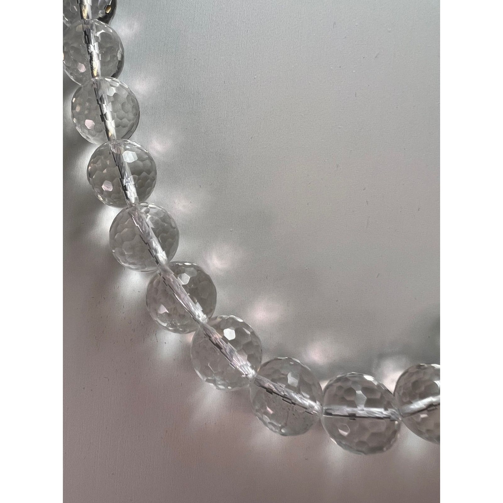 Other Clear quartz necklace with sterling silver clasp Size ONE SIZE - 2 Thumbnail