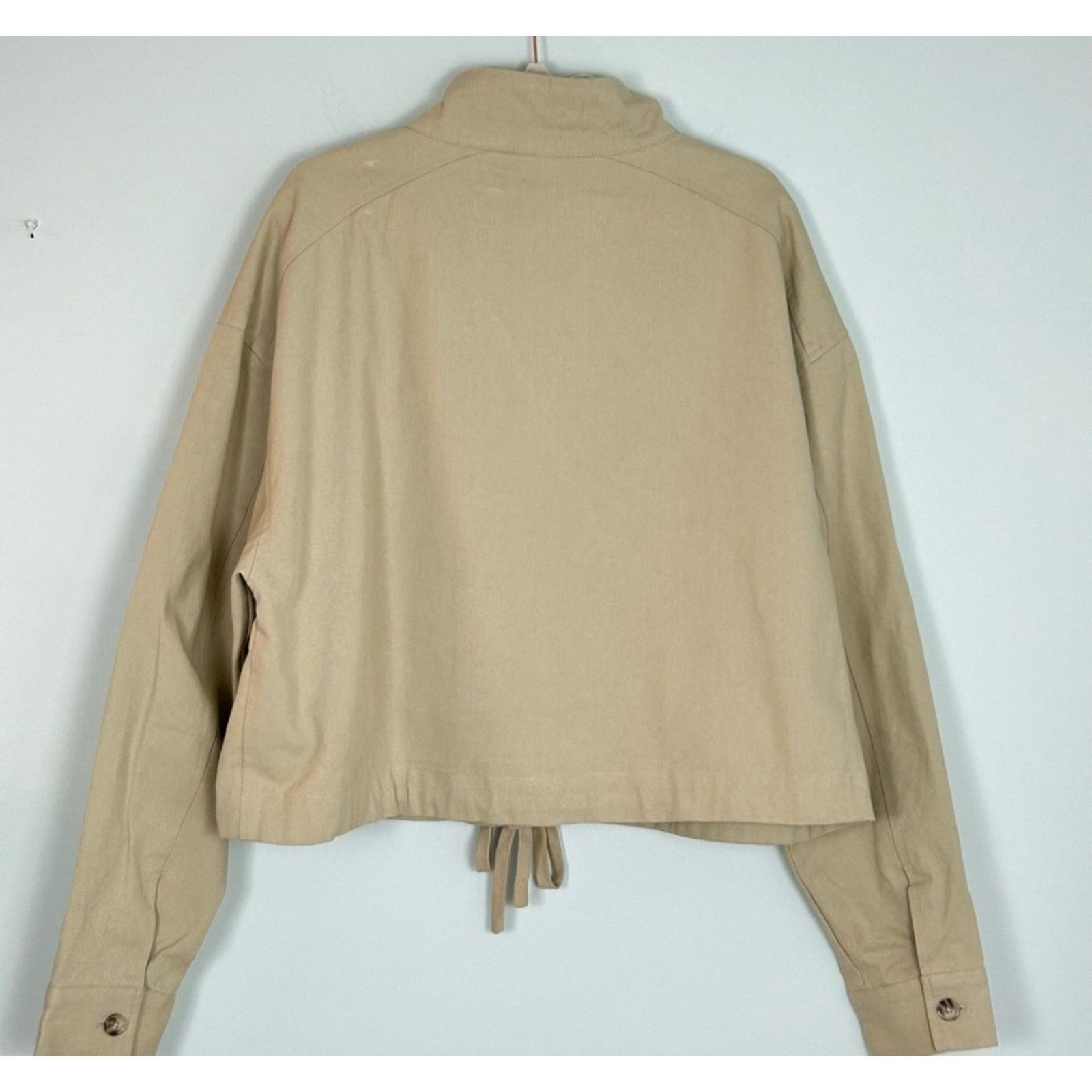 Other Lovers + Friends Toronto Cotton Denim Button Khaki Jacket S Size S / US 4 / IT 40 - 7 Thumbnail