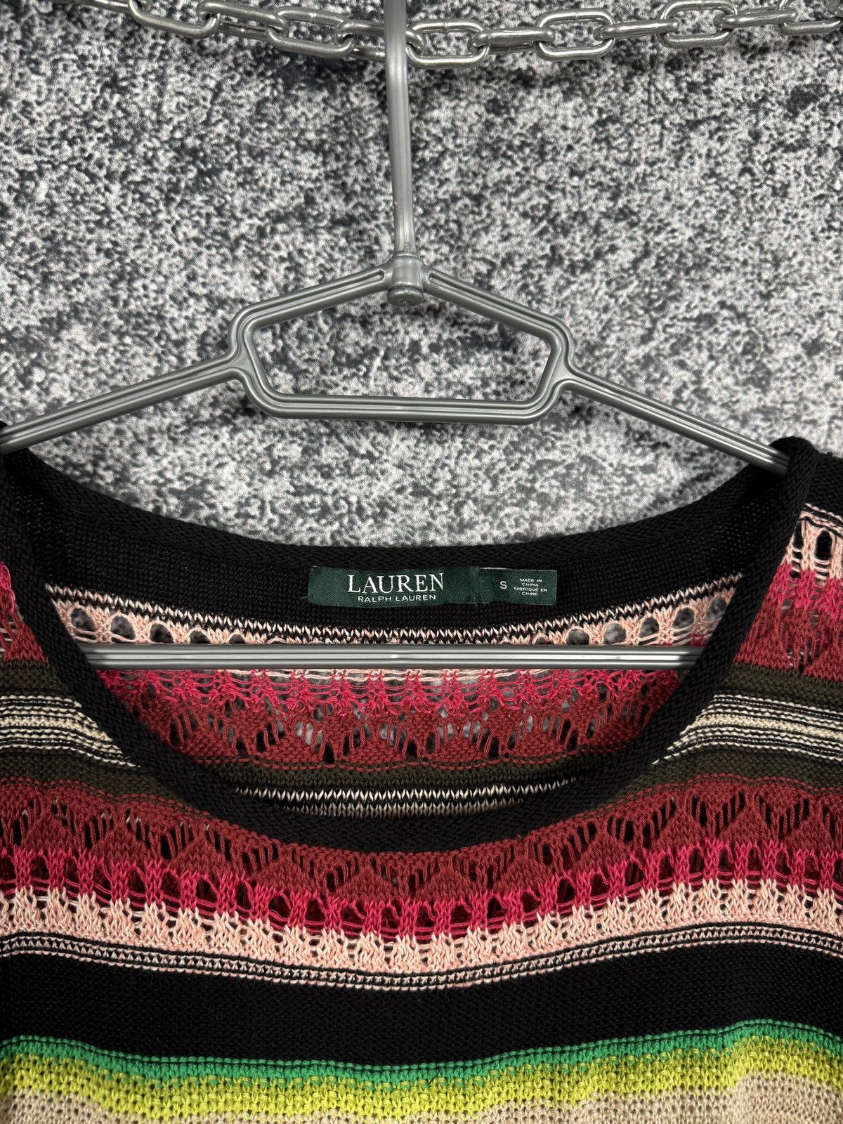 Lauren Ralph Lauren Lauren Ralph Lauren Boho Open Knit Sweater Pullover Size M Size S / US 4 / IT 40 - 6 Thumbnail