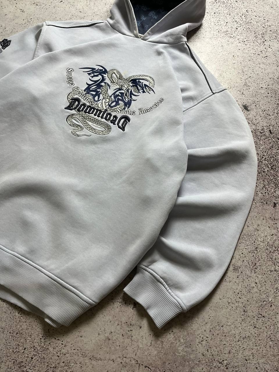Vintage Vintage Download Hoodie Here There JNCO Style Size US M / EU 48-50 / 2 - 3 Thumbnail