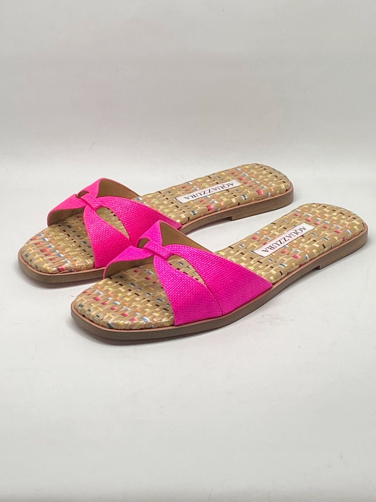 Aquazzura Aquazzura Villette Textile Flat Sandals size 38 Size US 8 / IT 38 - 5 Thumbnail